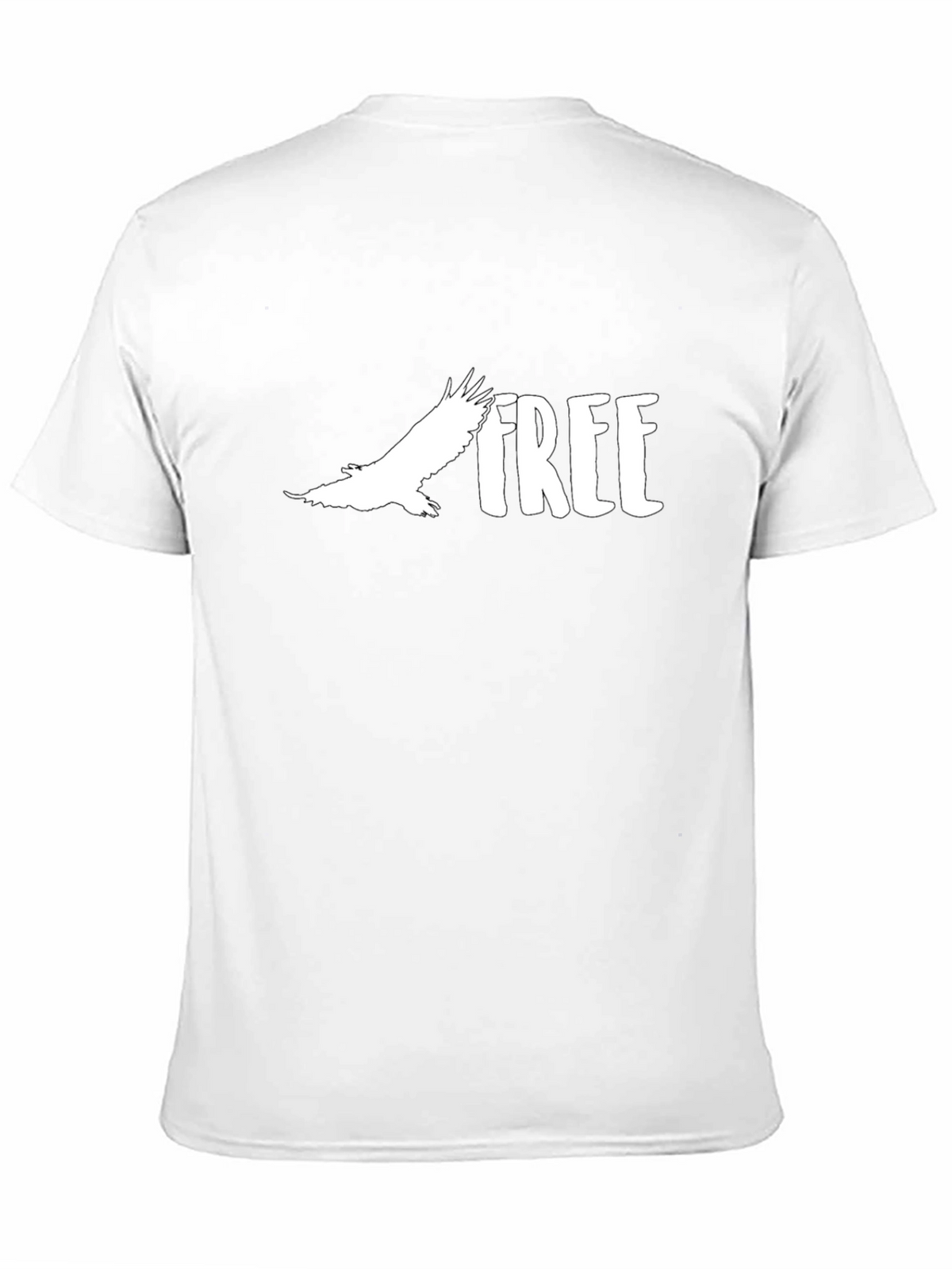 Free Eagle Graphic Tee - Mens Black T-Shirt