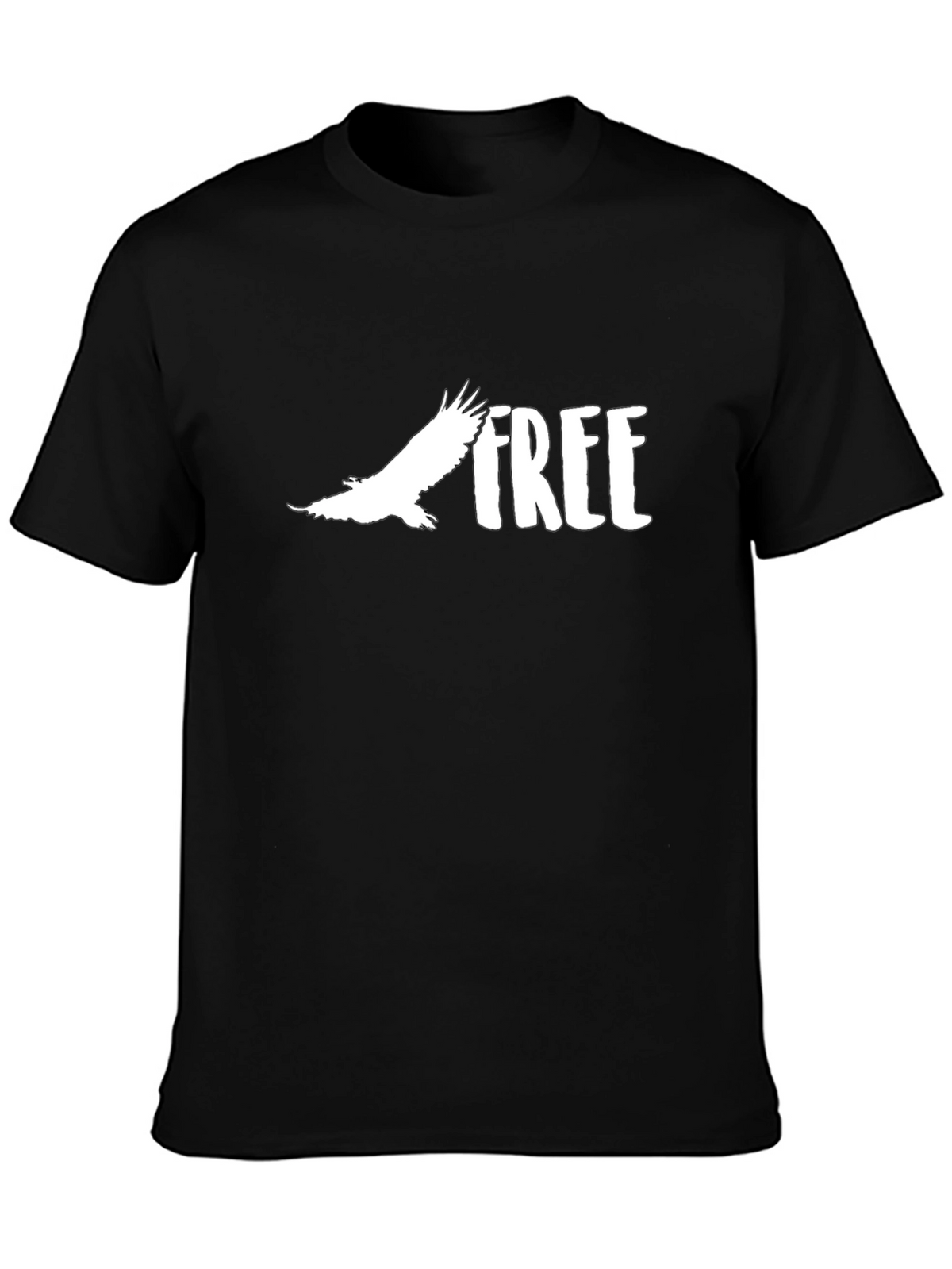 Free Eagle Graphic Tee - Mens Black T-Shirt