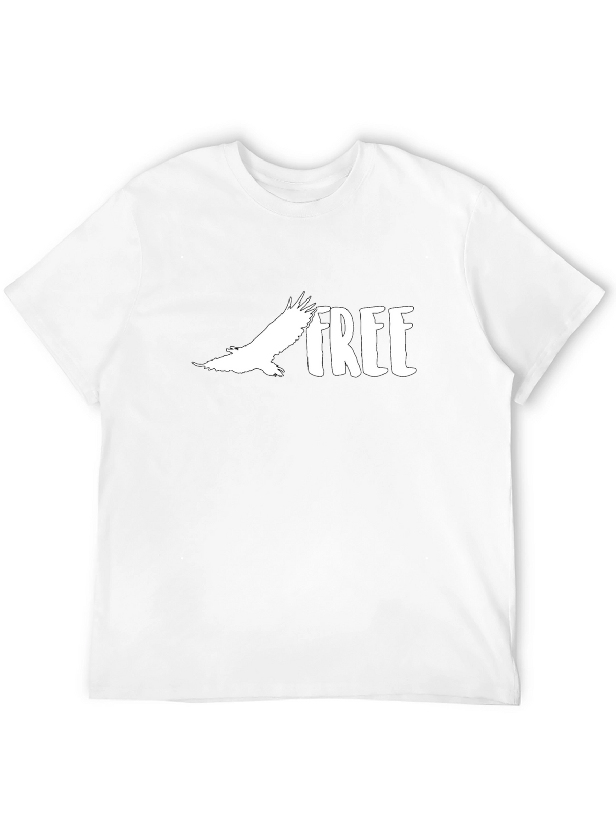 Free Eagle Graphic Tee - Mens Black T-Shirt