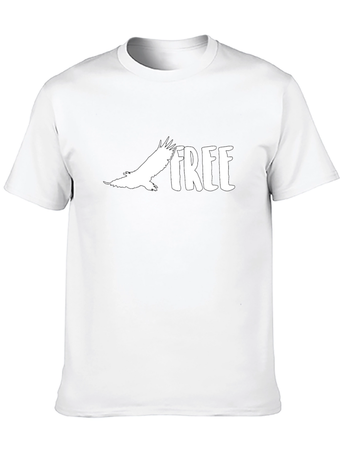Free Eagle Graphic Tee - Mens Black T-Shirt