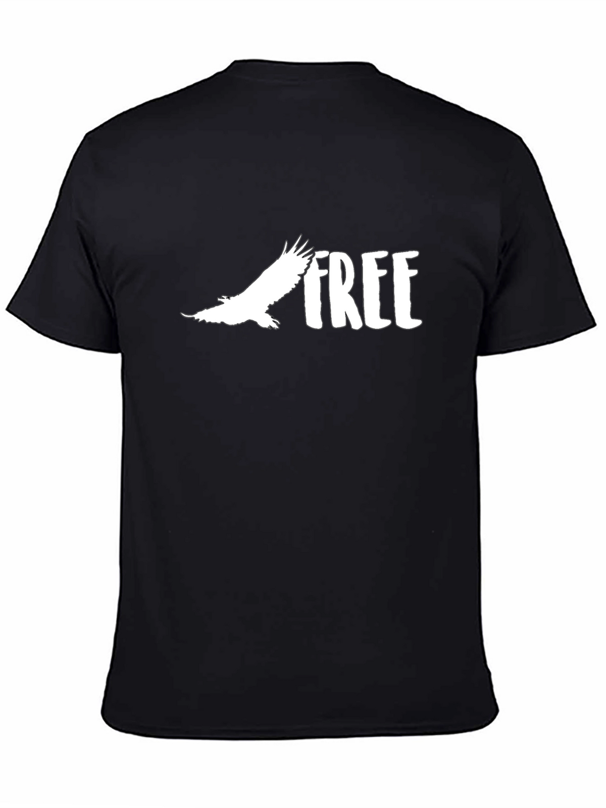 Free Eagle Graphic Tee - Mens Black T-Shirt