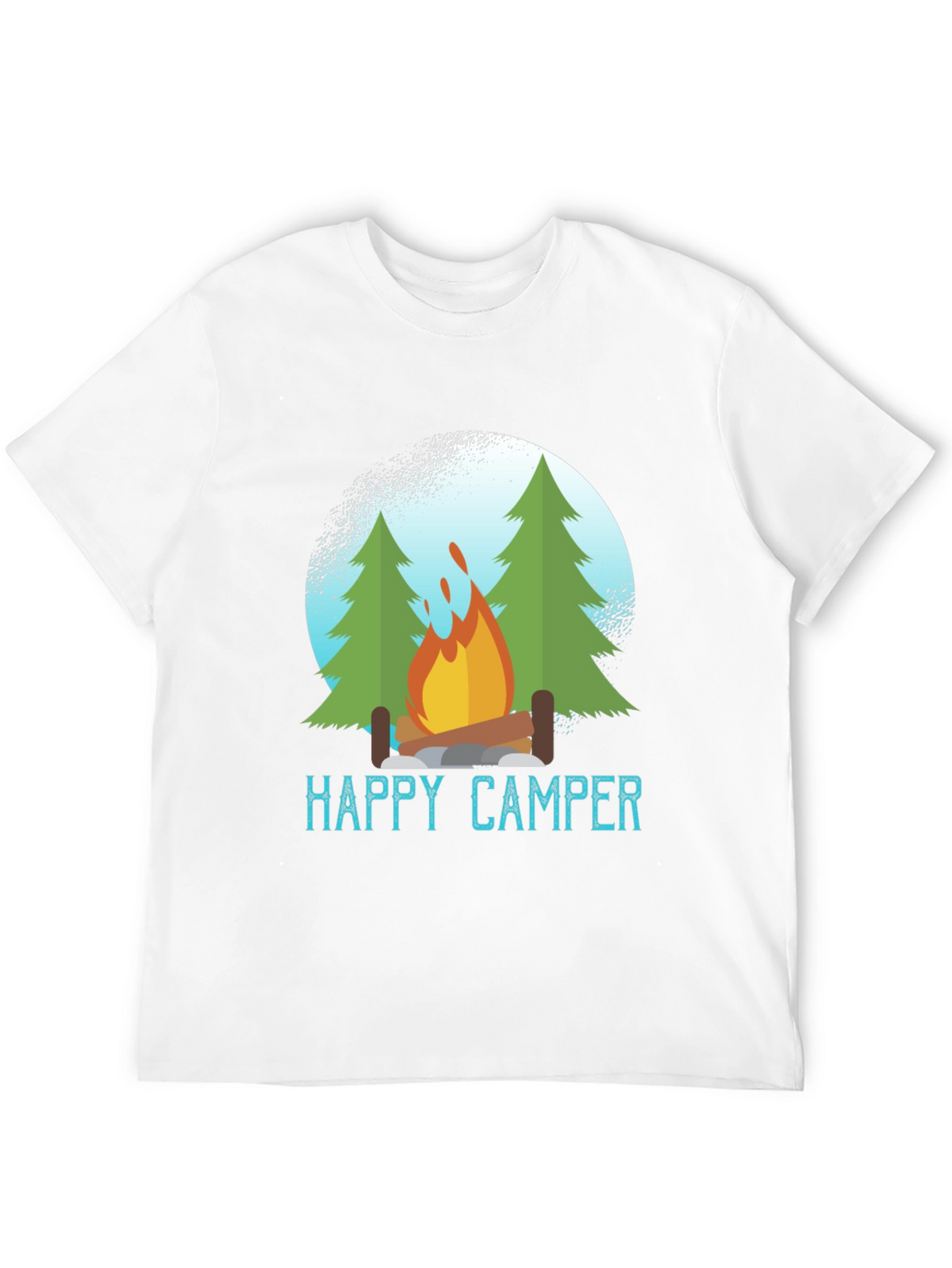 Happy Camper T-Shirt - Outdoors Adventure Tee
