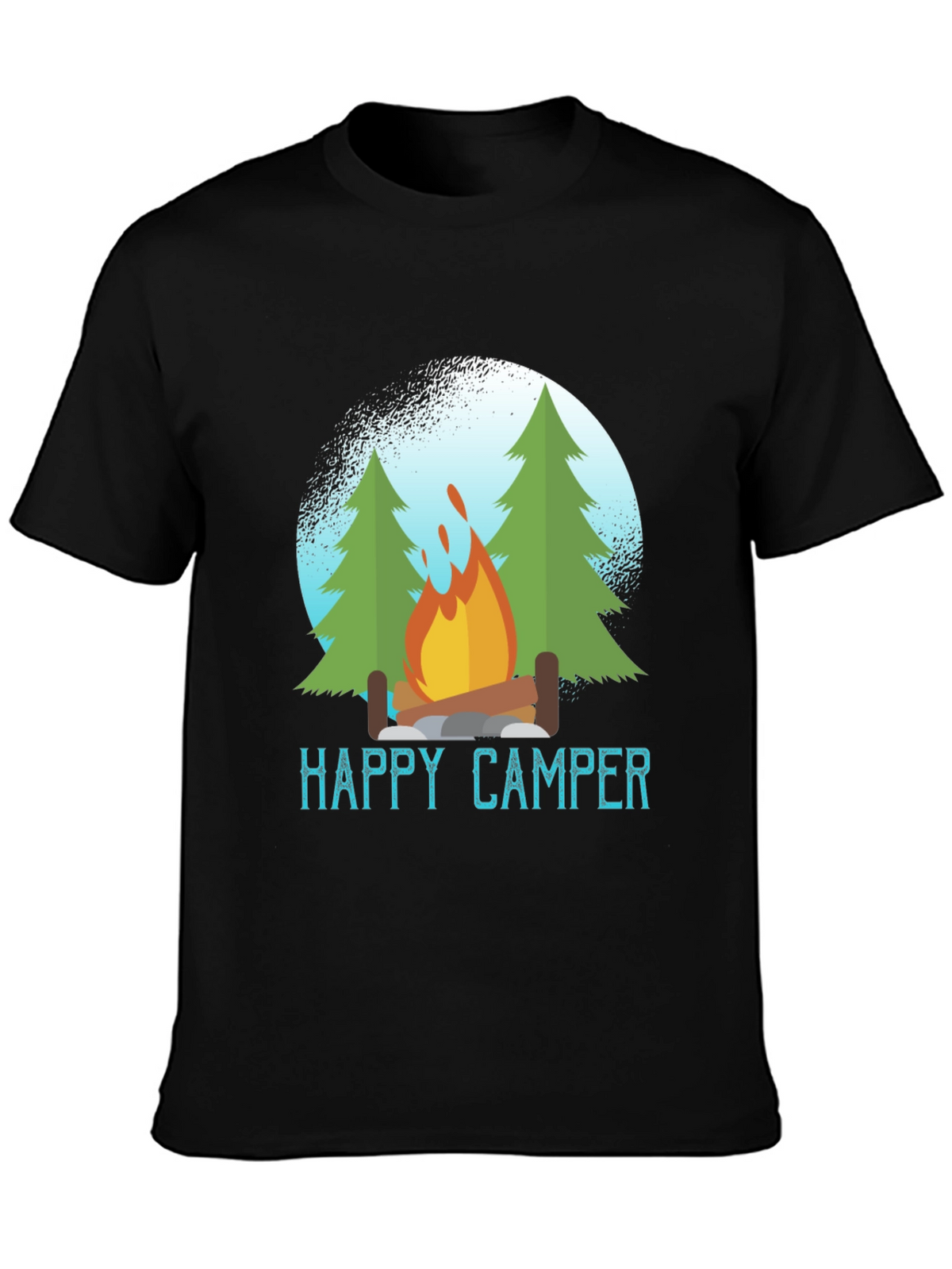 Happy Camper T-Shirt - Outdoors Adventure Tee