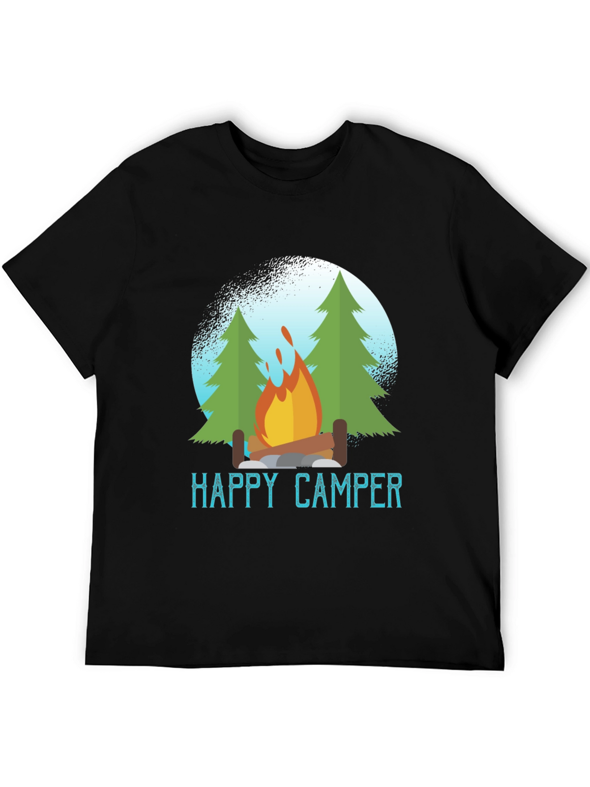 Happy Camper T-Shirt - Outdoors Adventure Tee