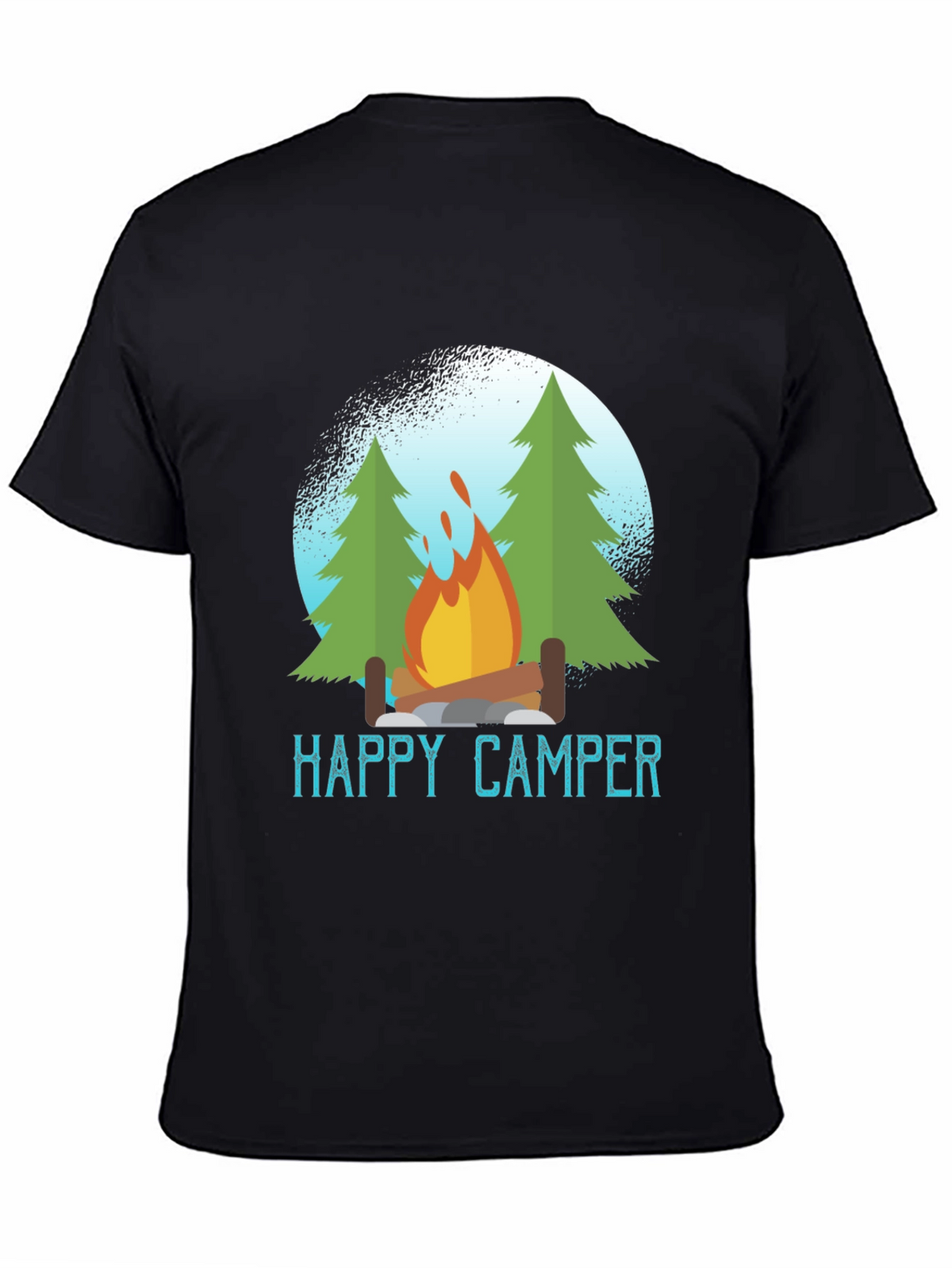 Happy Camper T-Shirt - Outdoors Adventure Tee