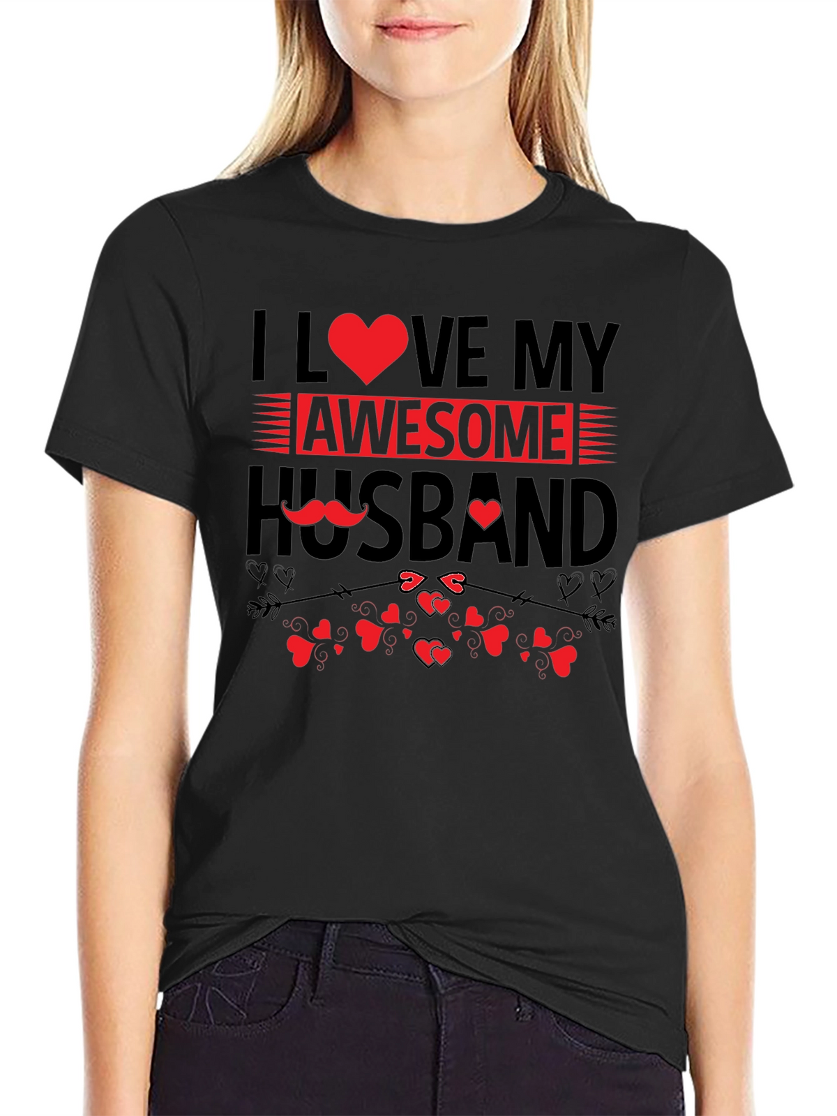 I Love My Awesome Husband Graphic T-Shirt