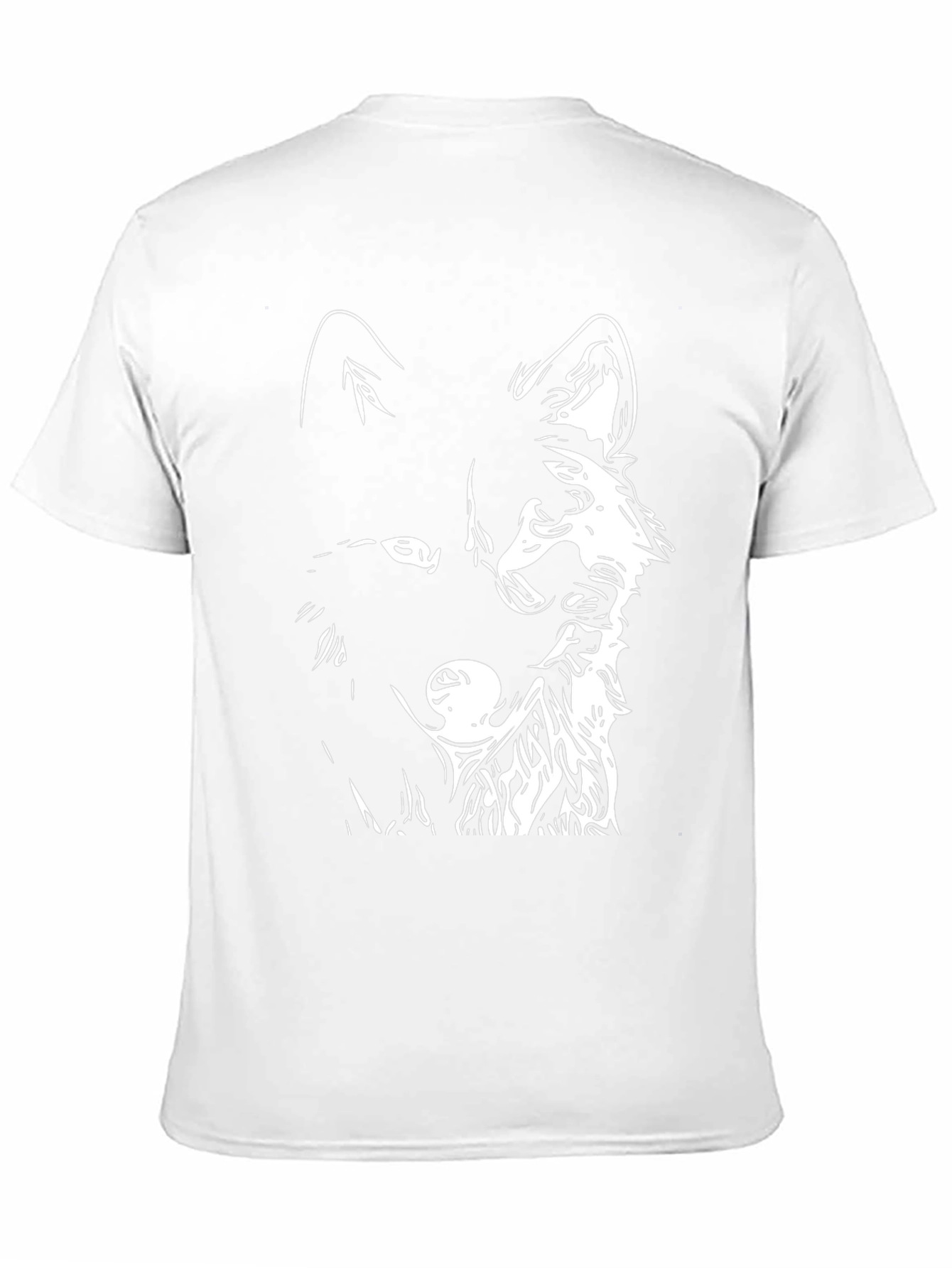 Wolf Graphic Black T-Shirt - Mens Fashion