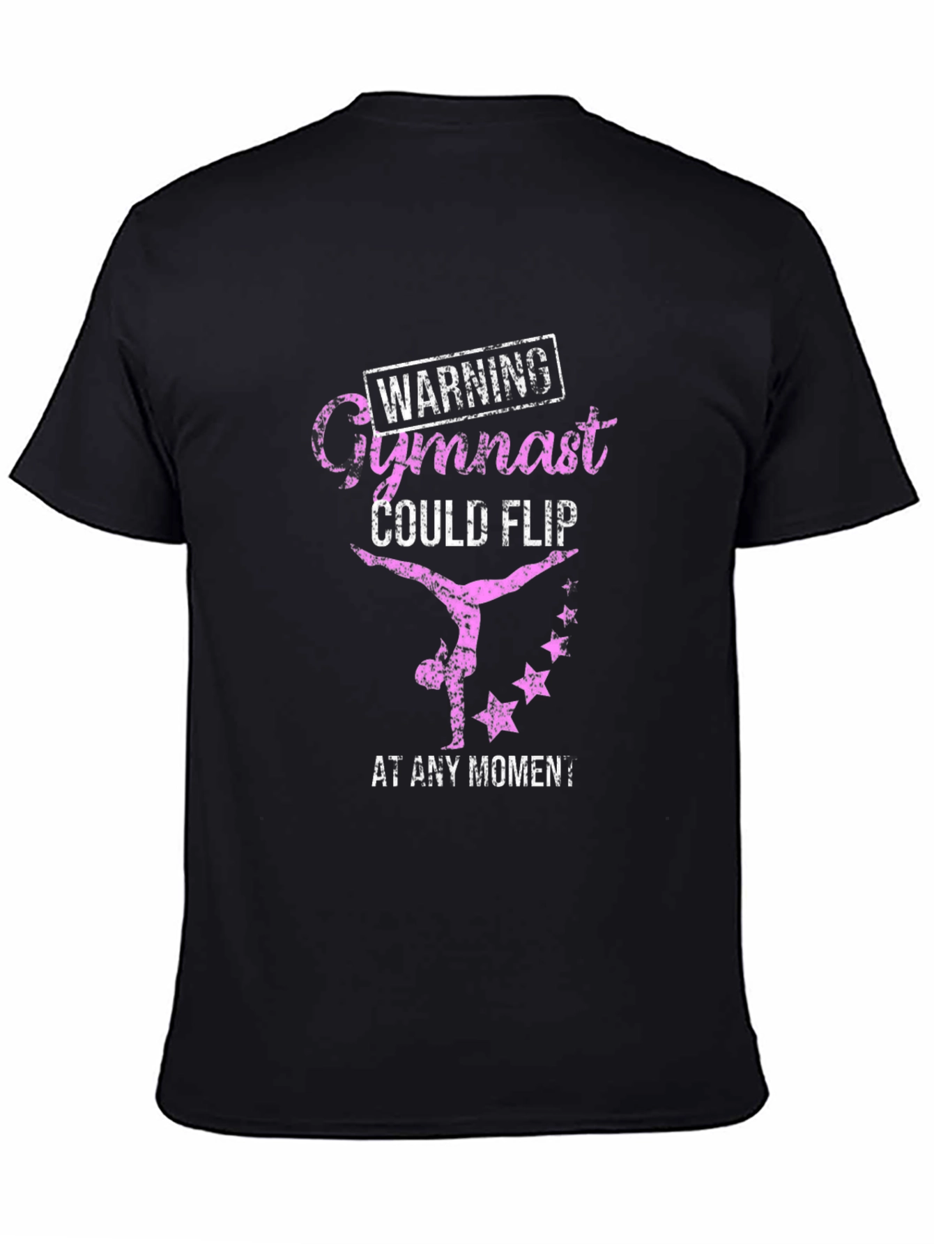 Warning Gymnast Flip T-Shirt