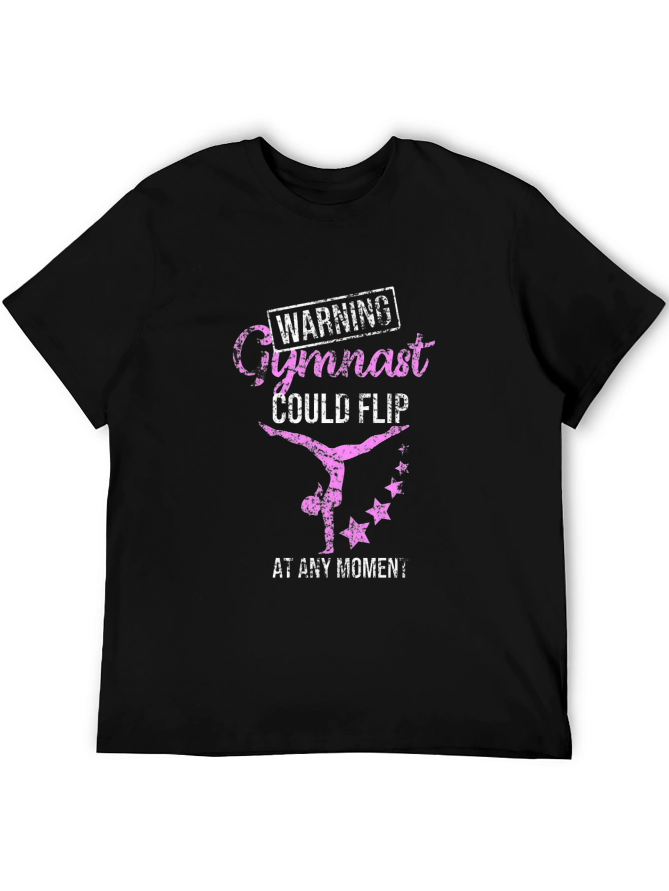 Warning Gymnast Flip T-Shirt