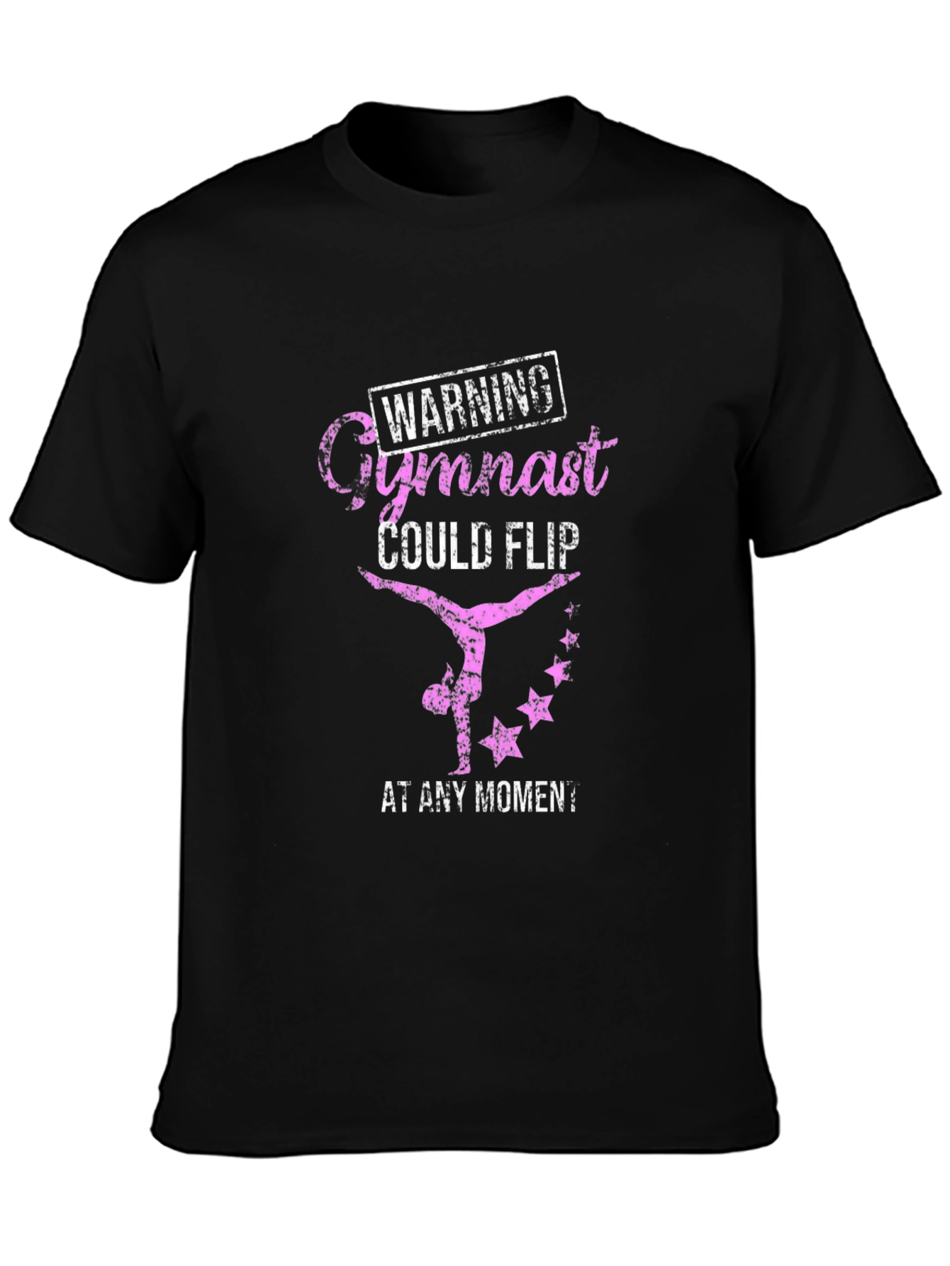 Warning Gymnast Flip T-Shirt