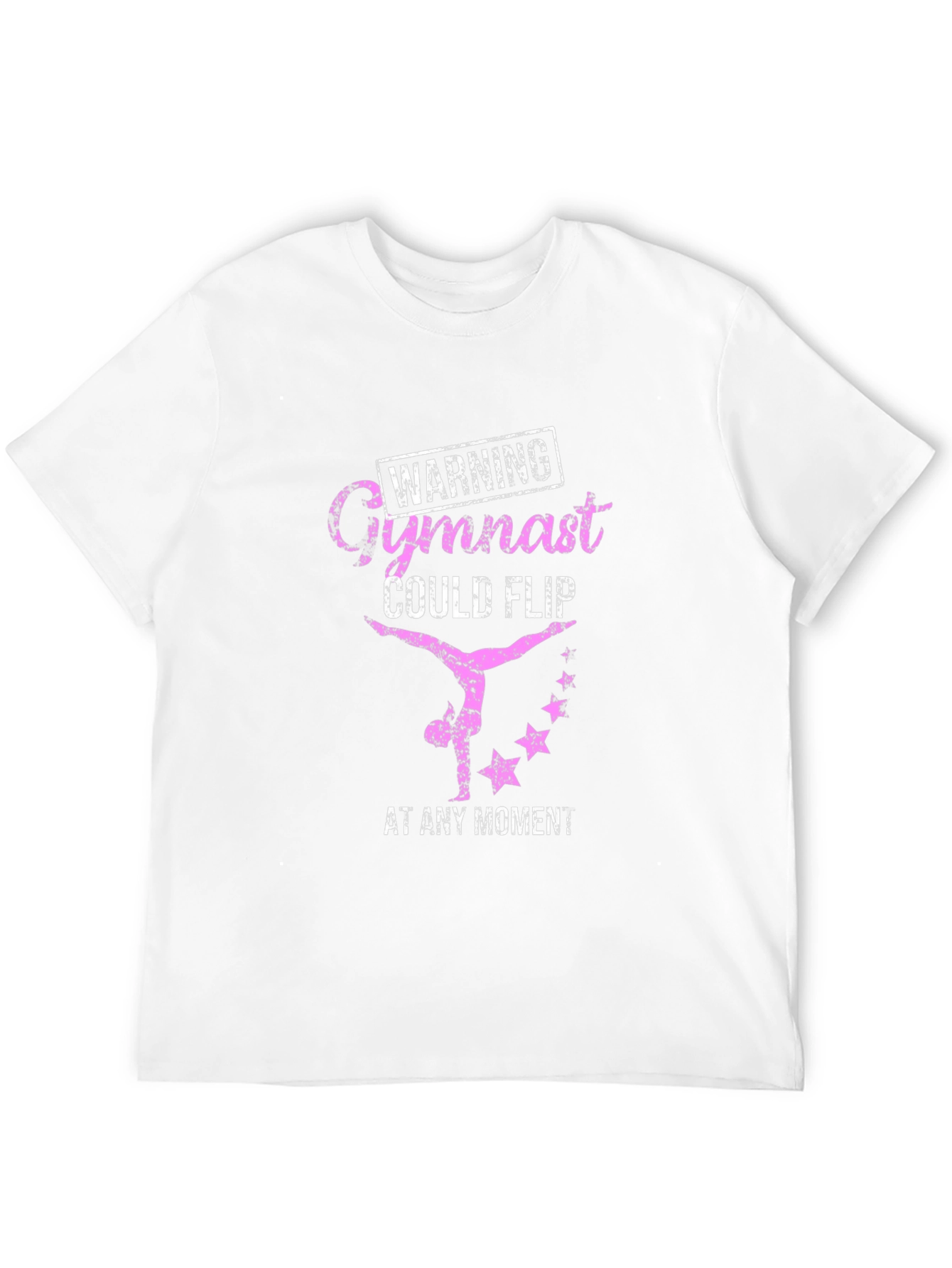 Warning Gymnast Flip T-Shirt