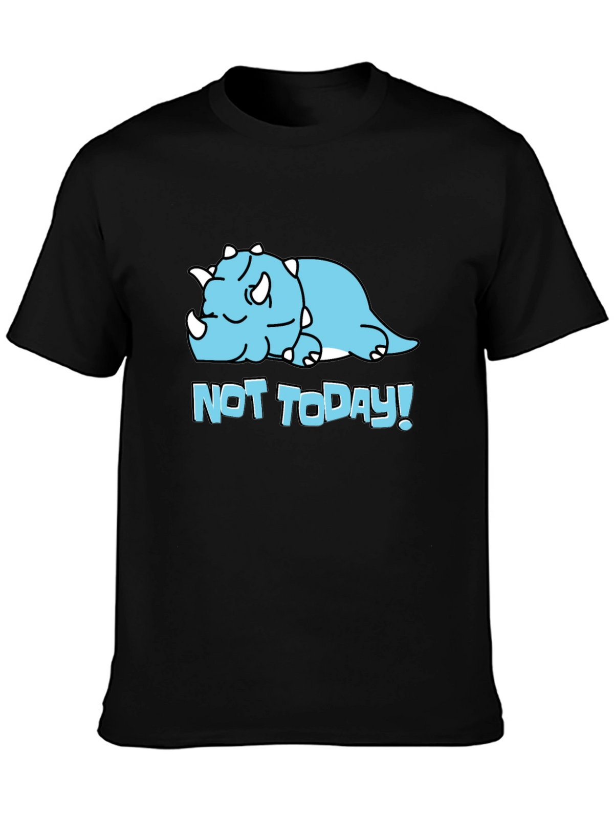 Not Today! Triceratops Graphic Tee