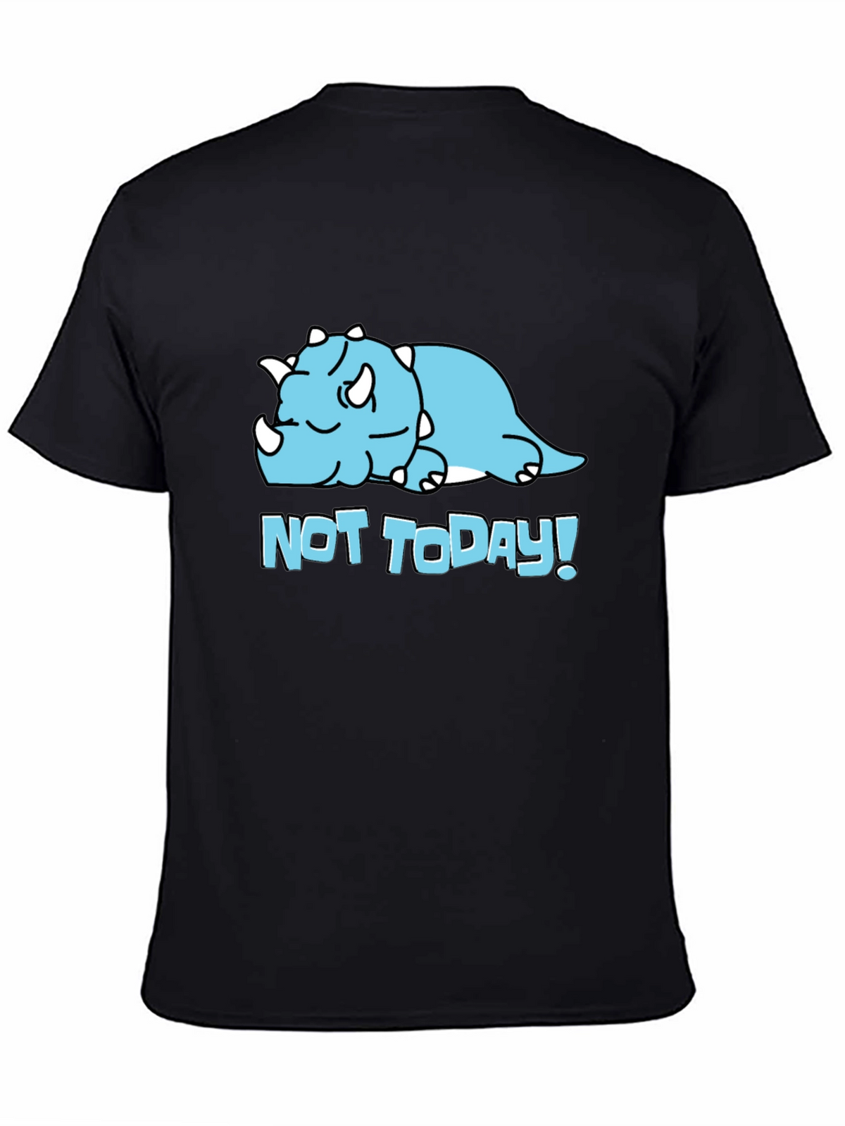 Not Today! Triceratops Graphic Tee