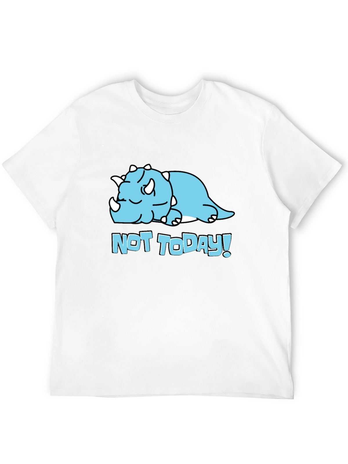 Not Today! Triceratops Graphic Tee