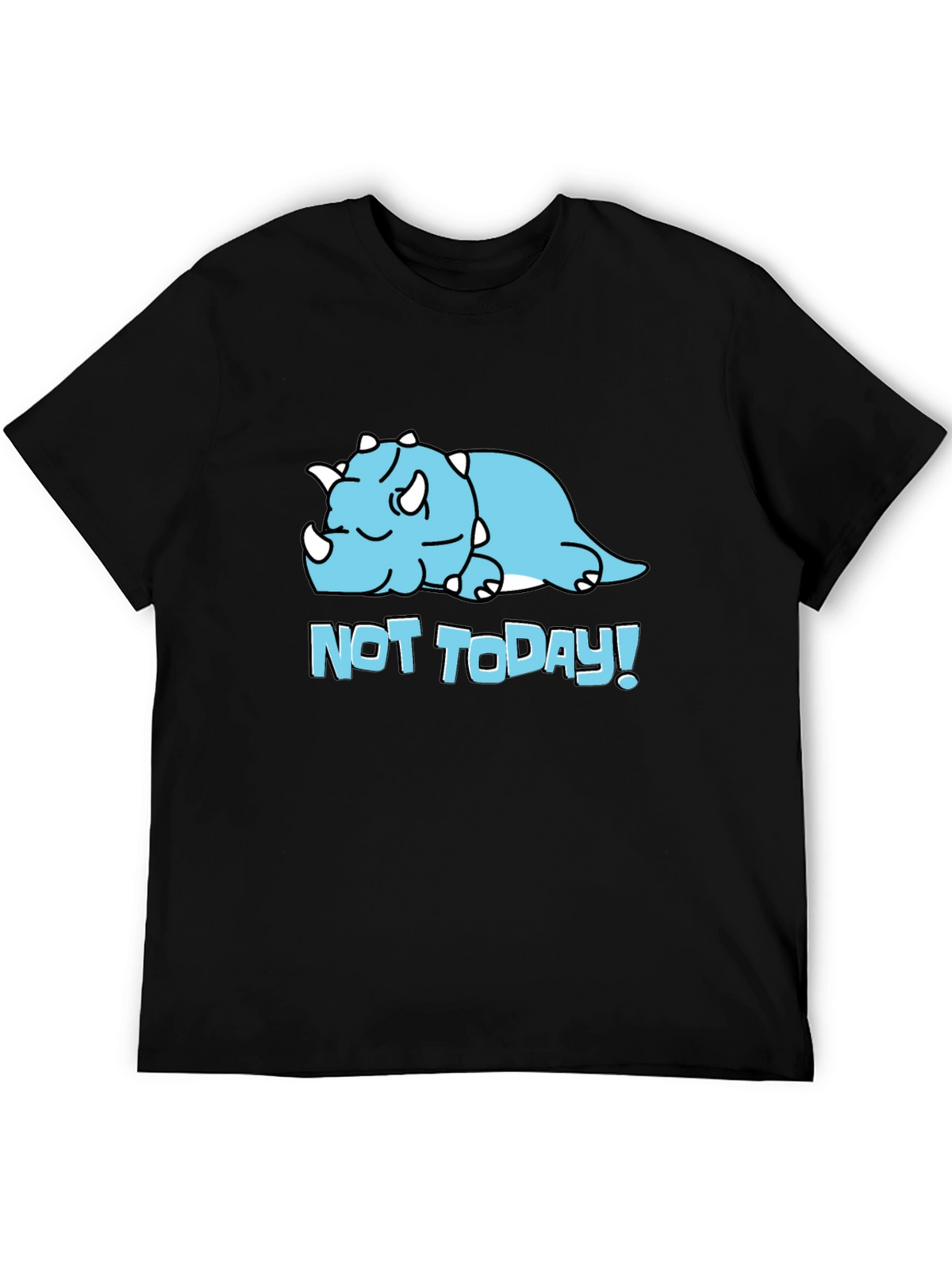 Not Today! Triceratops Graphic Tee