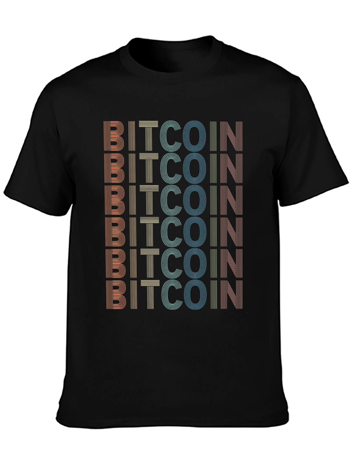 Retro Bitcoin T-Shirt - Cryptocurrency Enthusiast Tee
