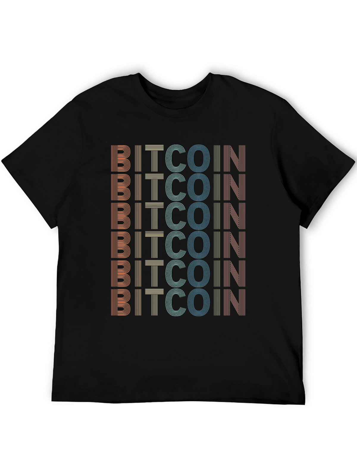 Retro Bitcoin T-Shirt - Cryptocurrency Enthusiast Tee