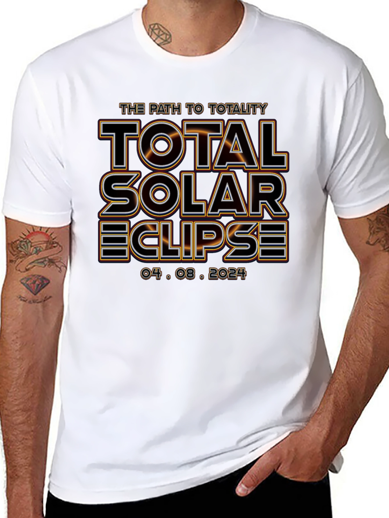Total Solar Eclipse 2024 Path to Totality T-Shirt