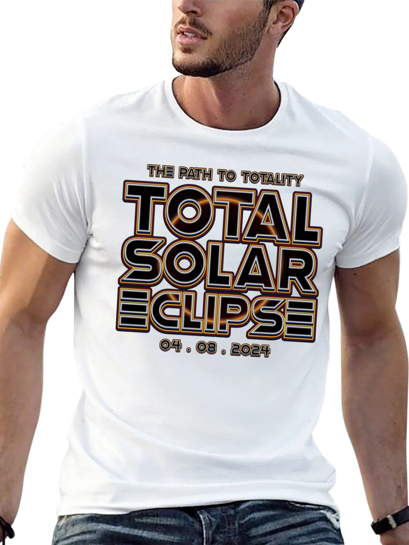 Total Solar Eclipse 2024 Path to Totality T-Shirt