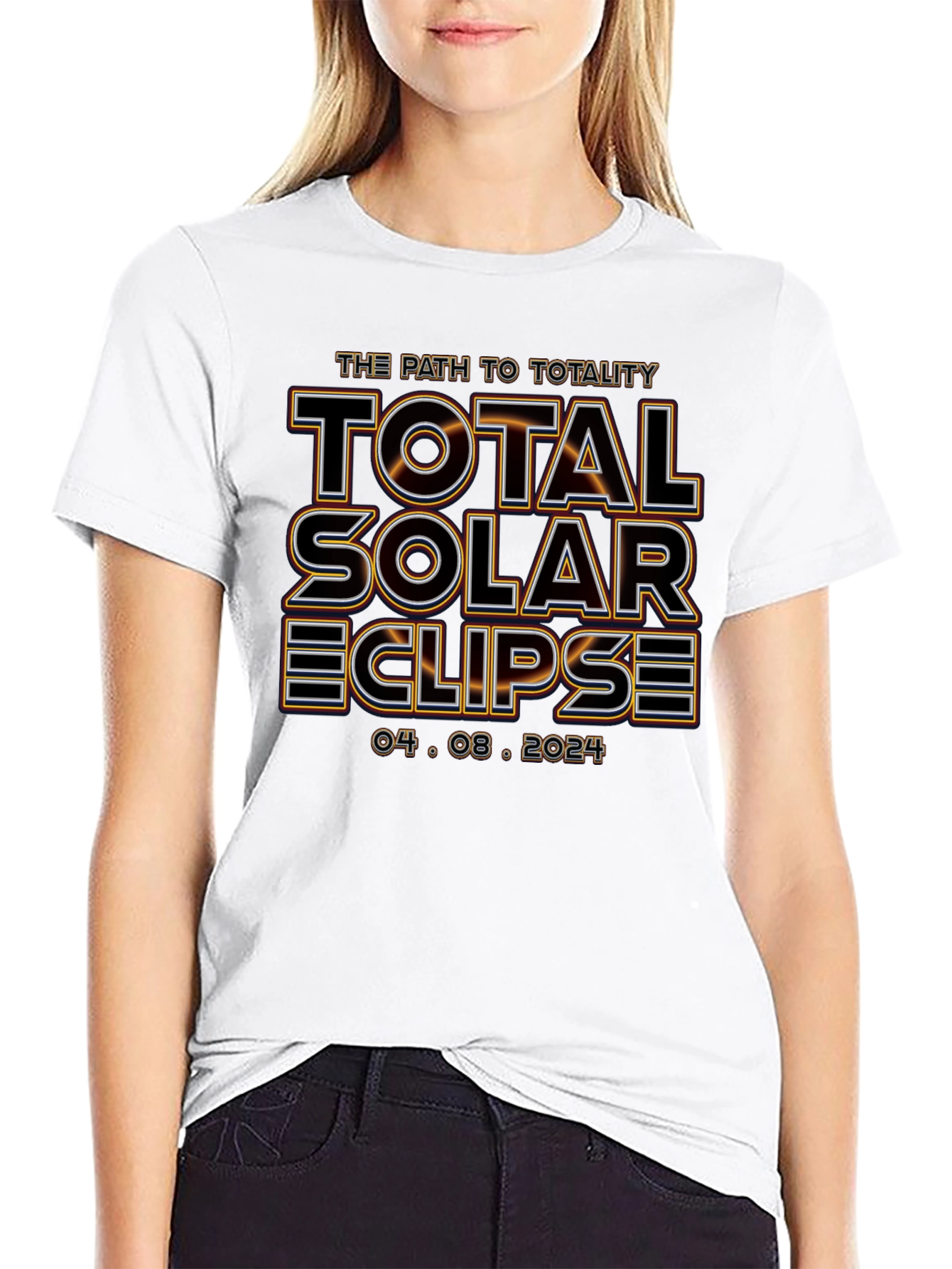 Total Solar Eclipse 2024 Path to Totality T-Shirt
