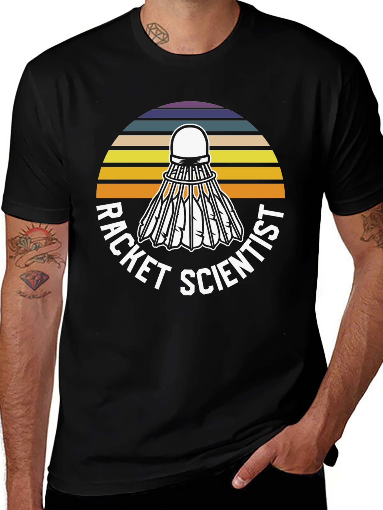 Racket Scientist Badminton T-Shirt