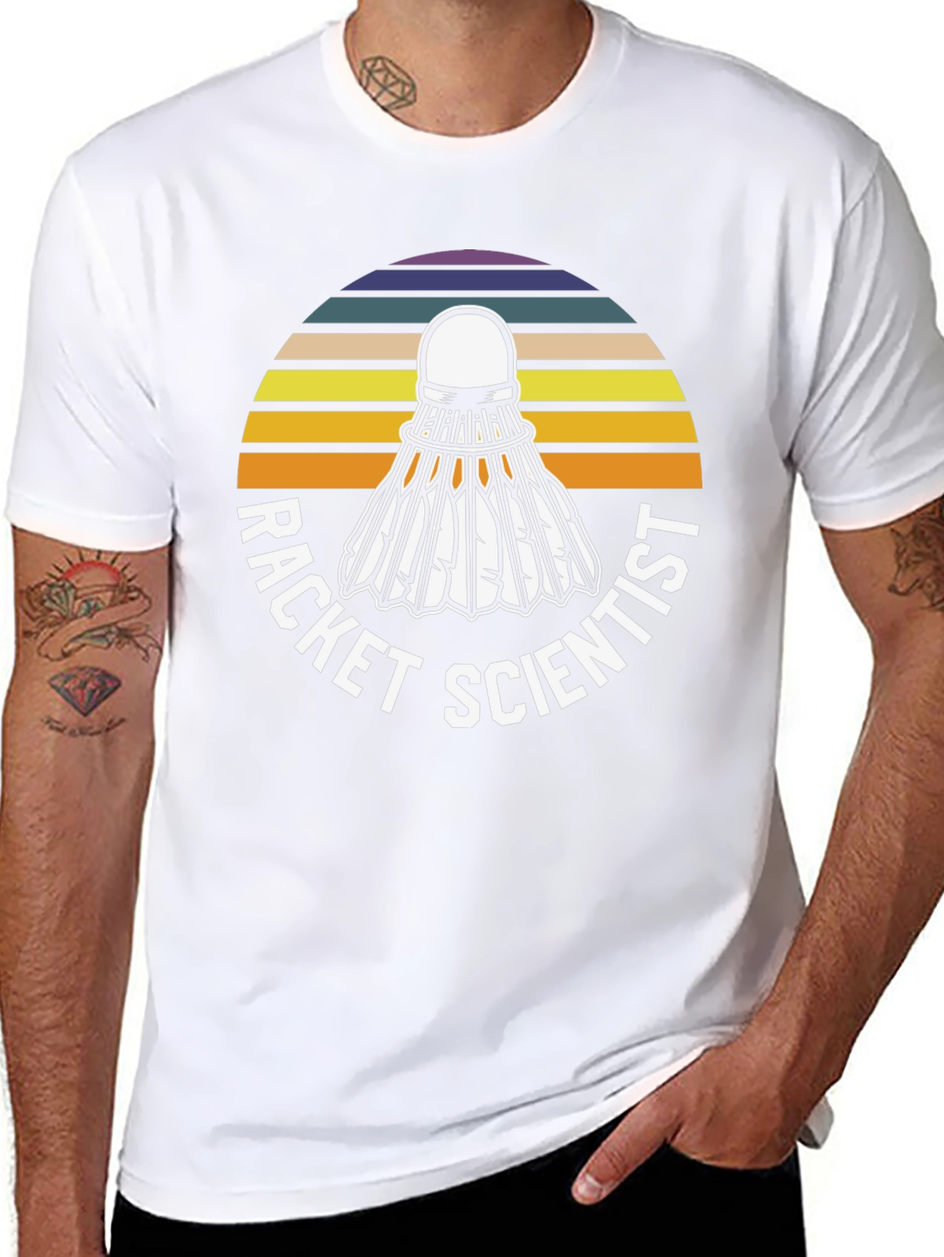Racket Scientist Badminton T-Shirt