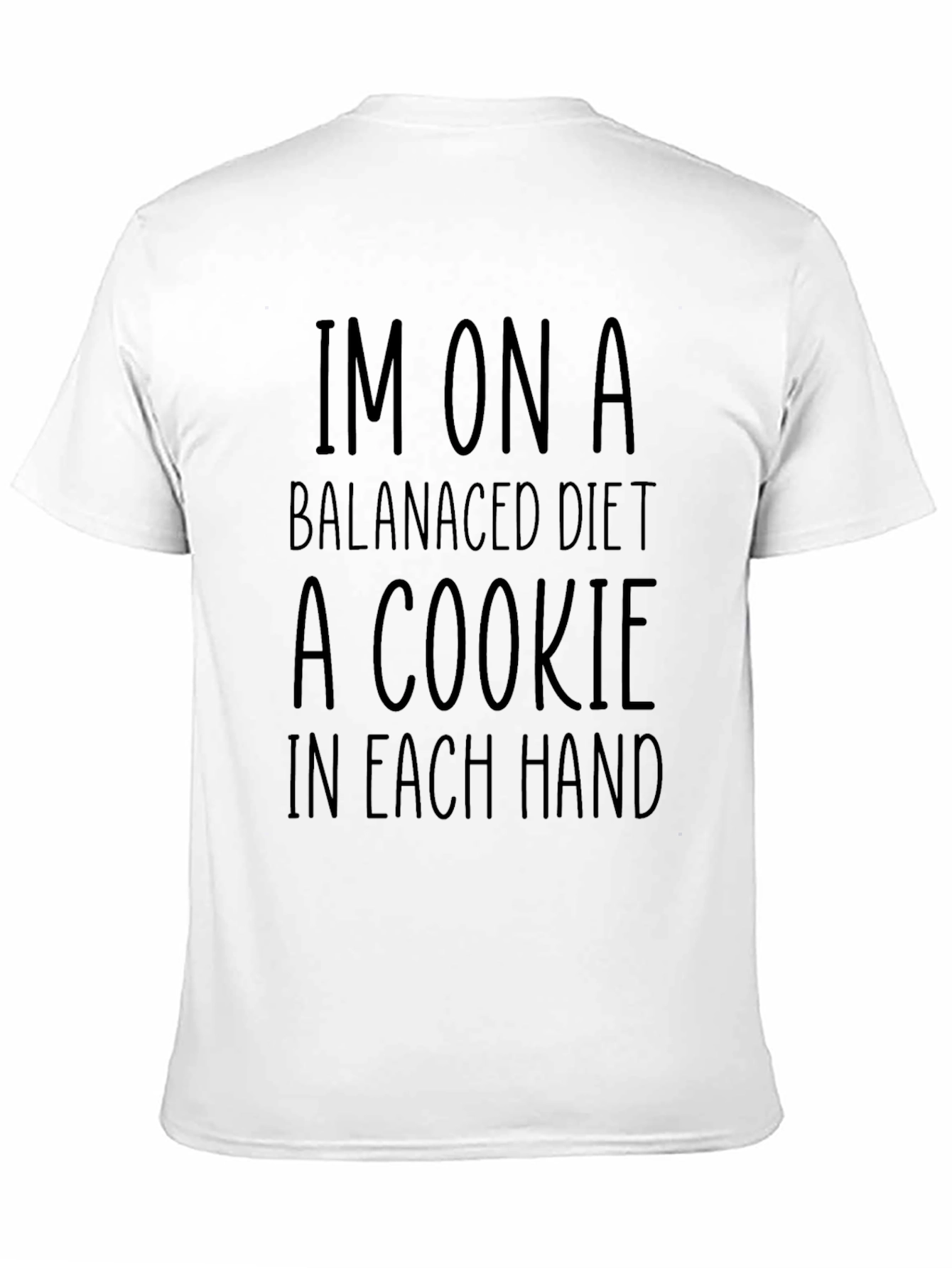 Funny Im On A Balanced Diet Graphic Tee