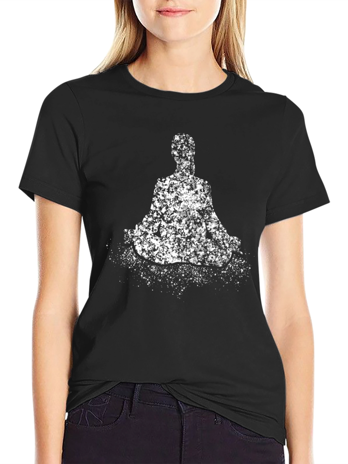 Meditating Figure Graphic Tee