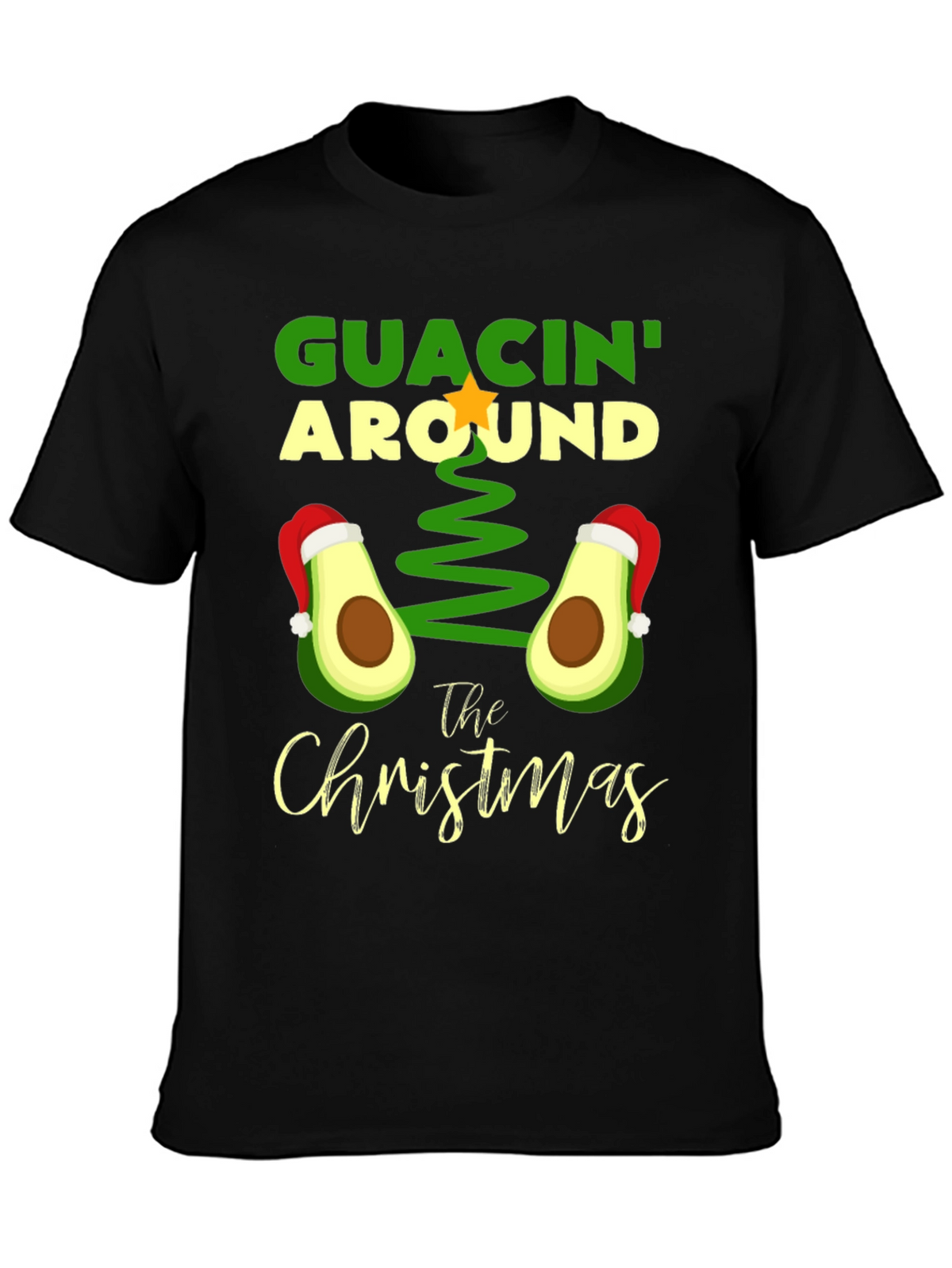Guacin Around Christmas Graphic Tee