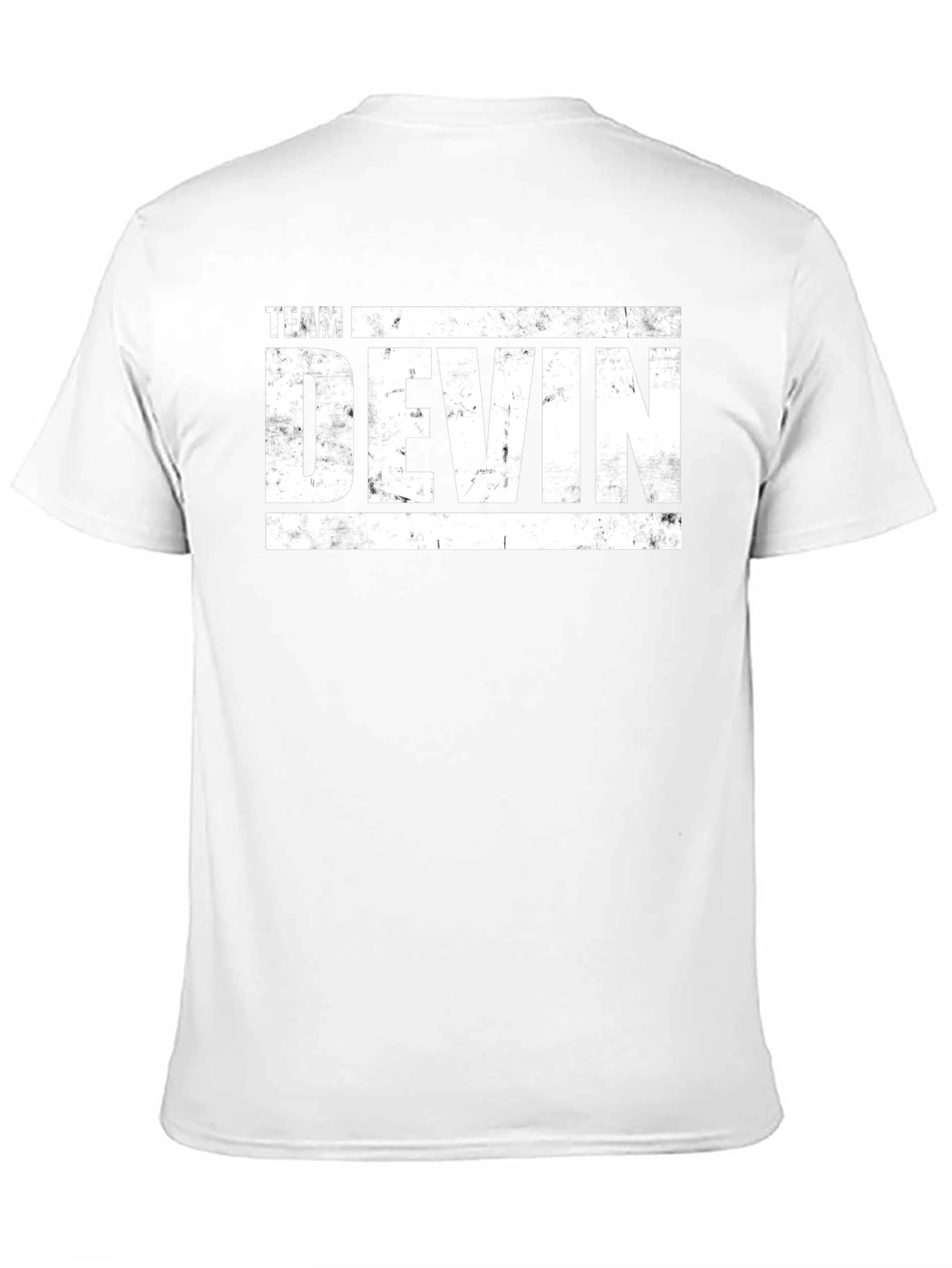 Team Devin Graphic T-Shirt - Black Crew Neck Tee