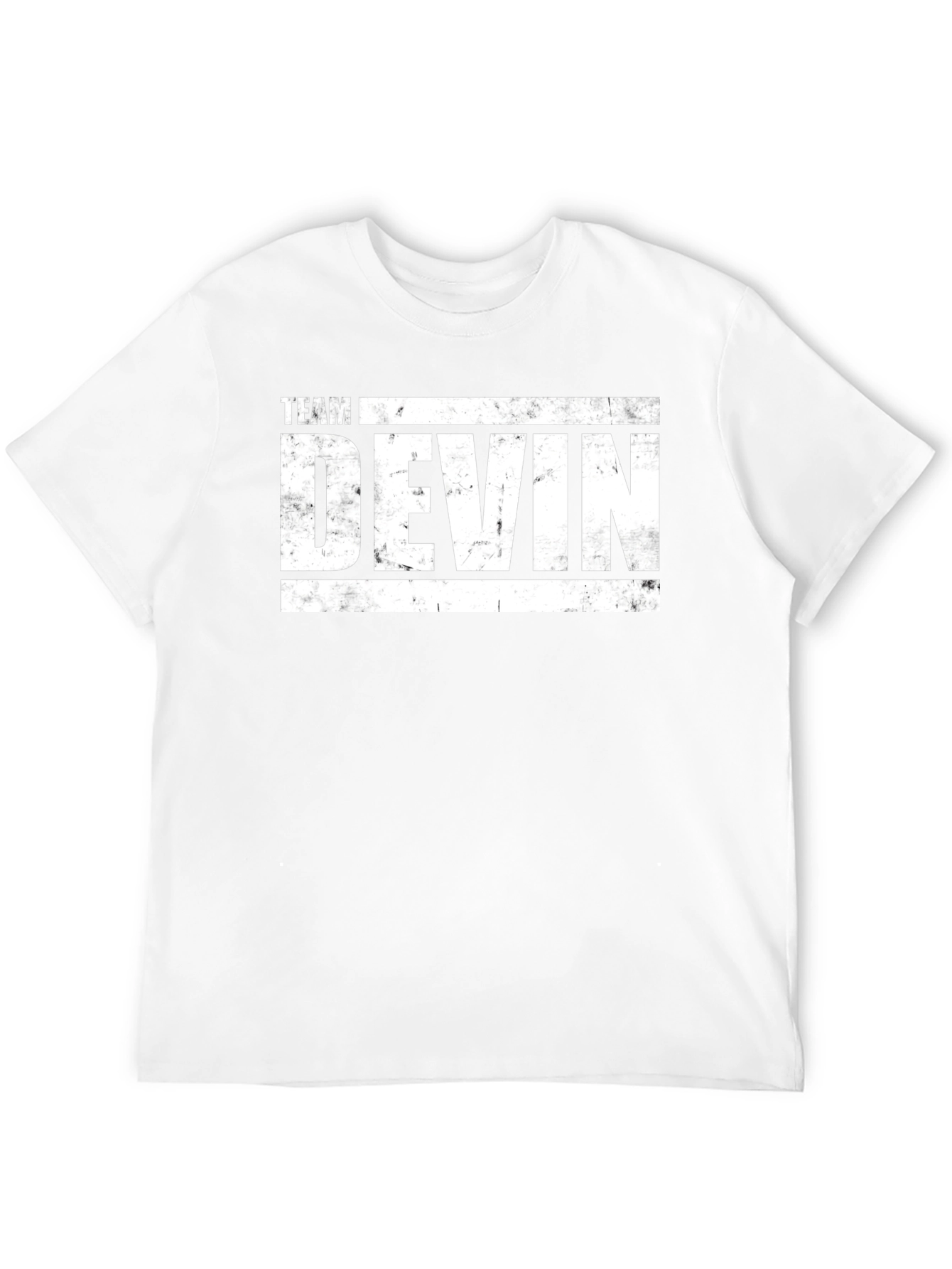 Team Devin Graphic T-Shirt - Black Crew Neck Tee