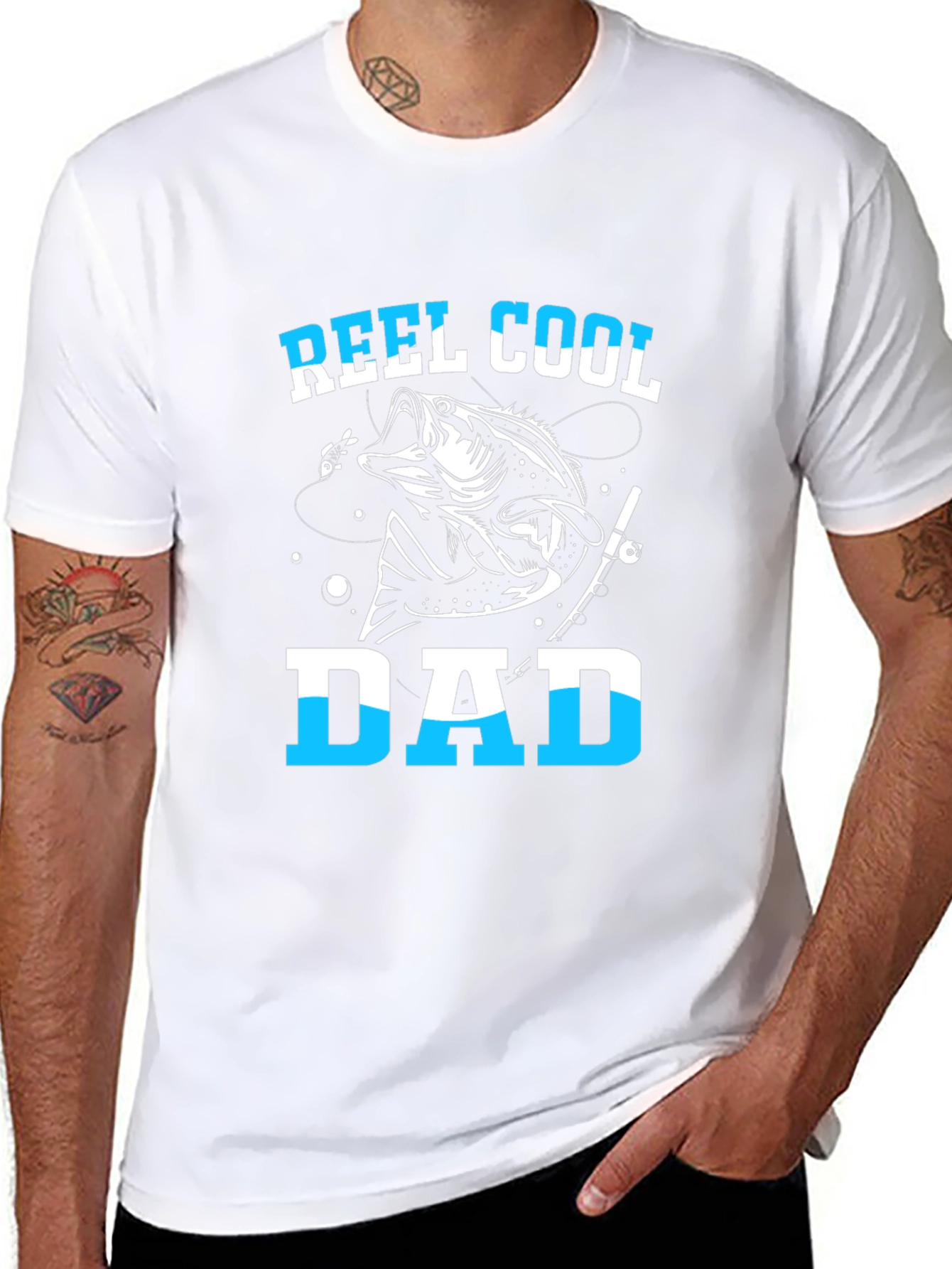 Reel Cool Dad Fishing T-Shirt