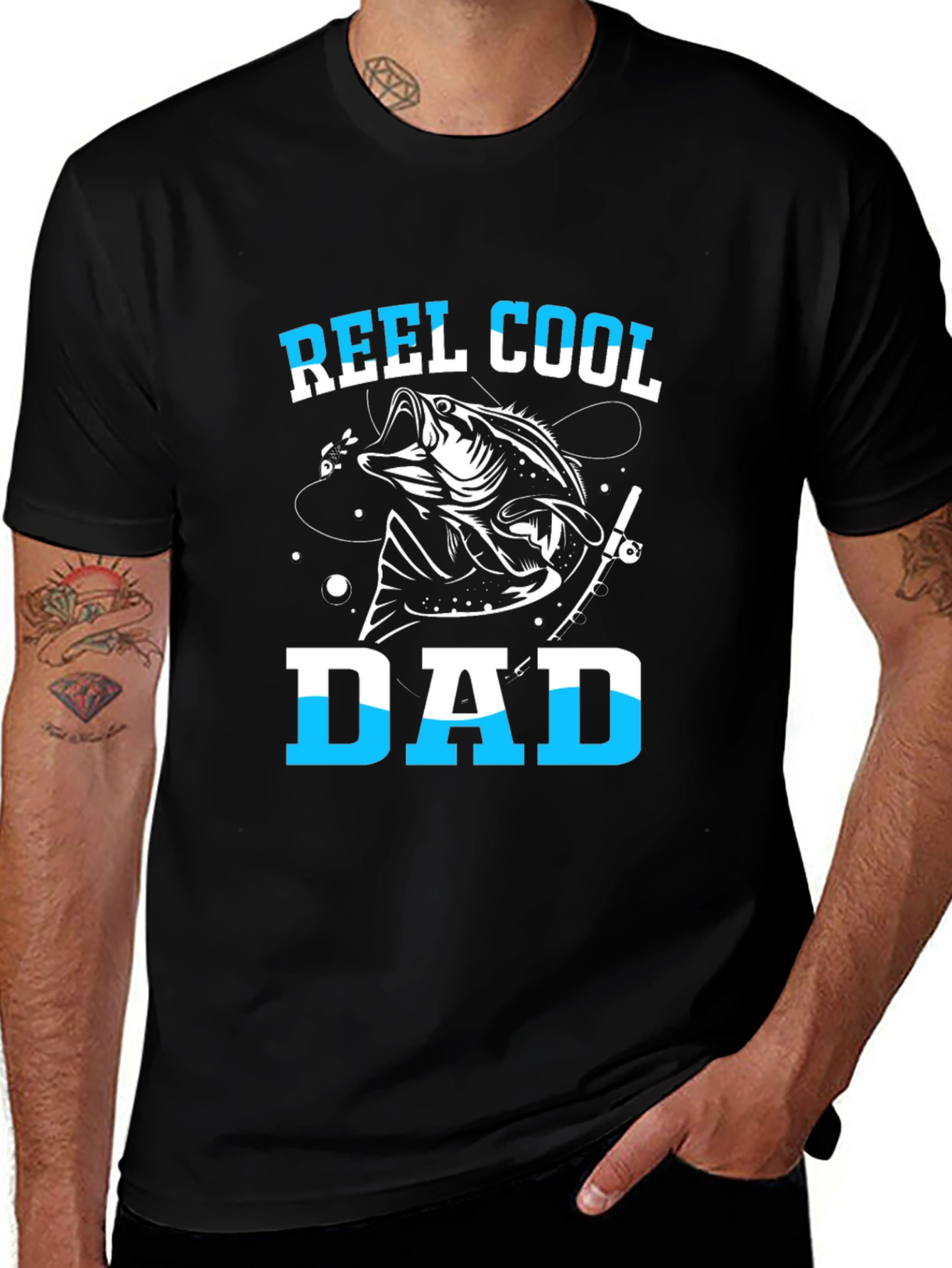 Reel Cool Dad Fishing T-Shirt