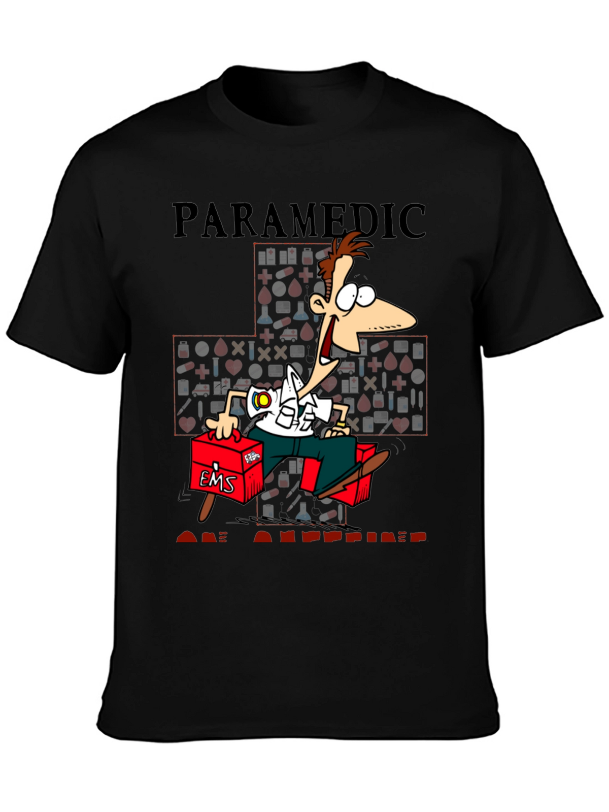 Paramedic Cartoon Graphic T-Shirt