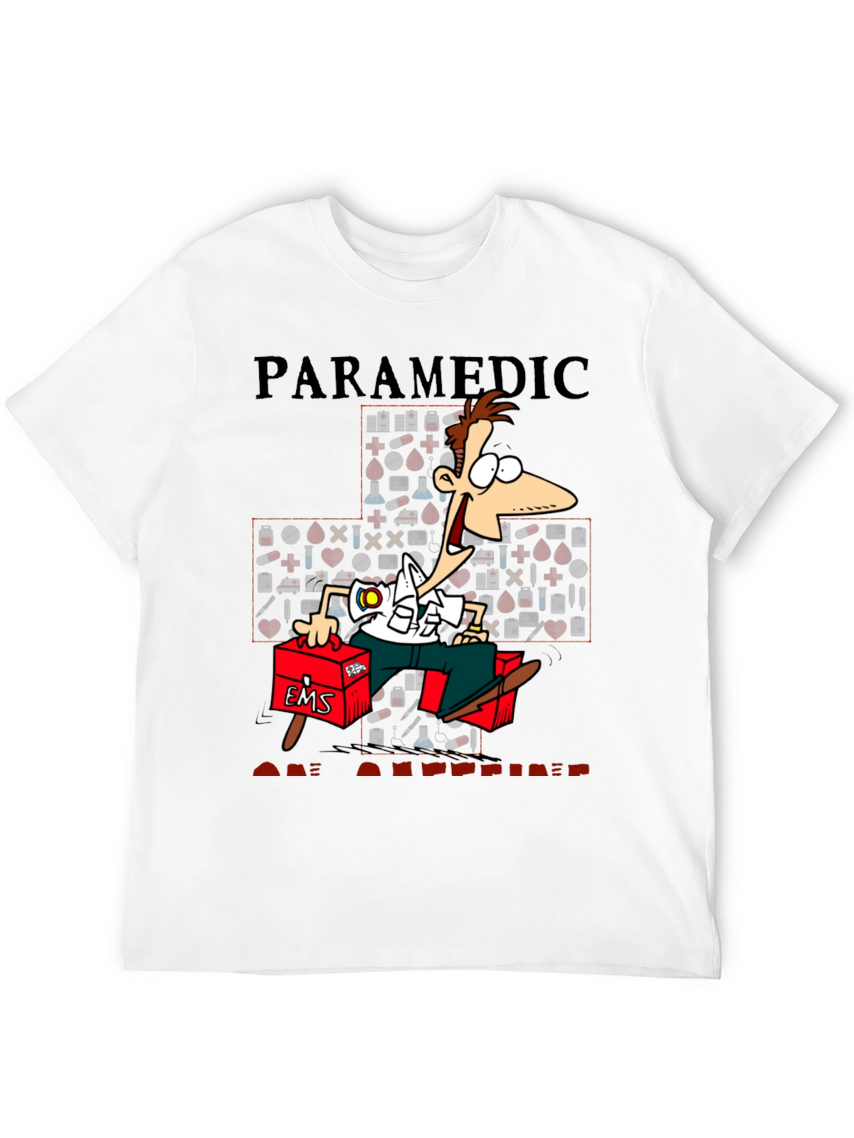 Paramedic Cartoon Graphic T-Shirt