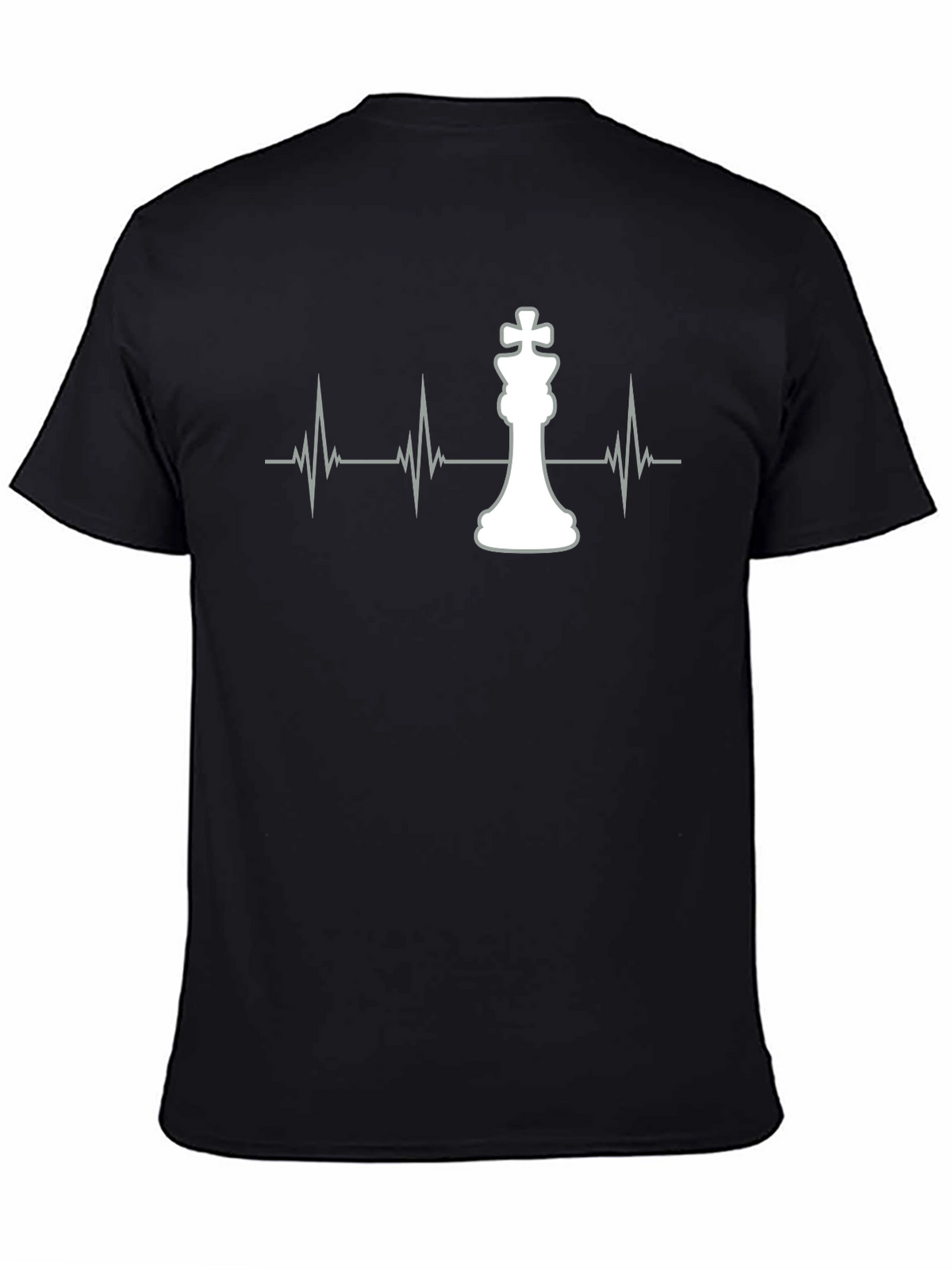 Chess King Heartbeat Graphic T-Shirt - Stylish Casual Tee