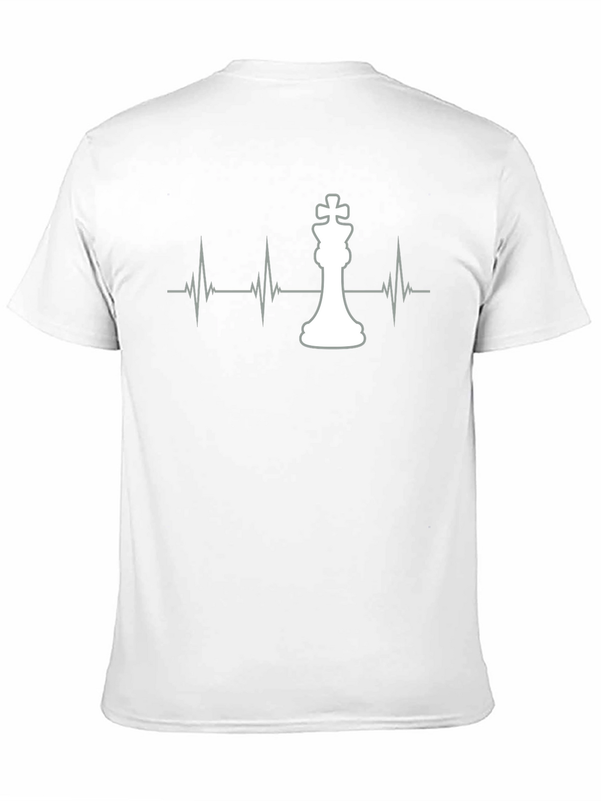 Chess King Heartbeat Graphic T-Shirt - Stylish Casual Tee