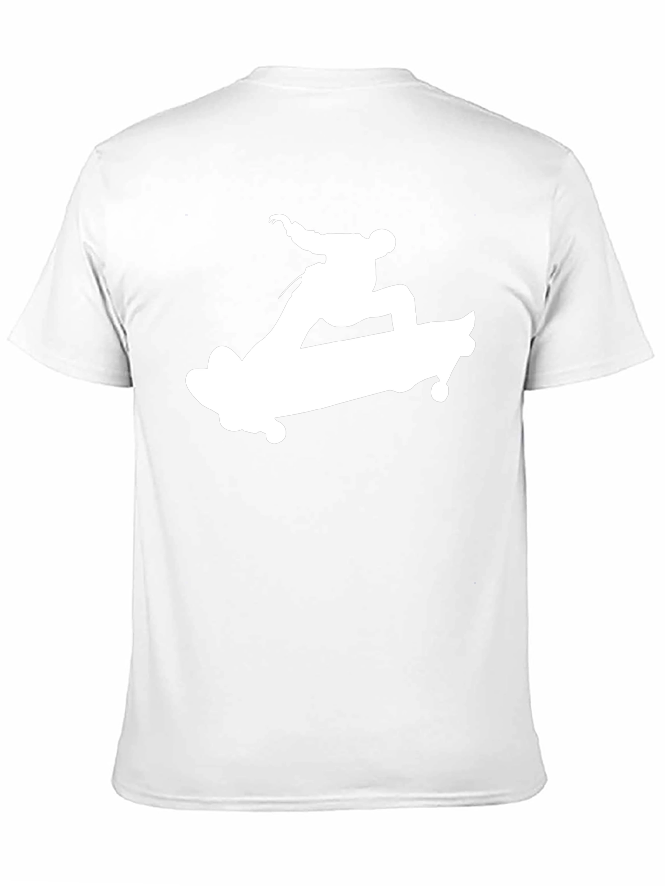 Skateboarder Graphic T-Shirt - Cool Casual Tee