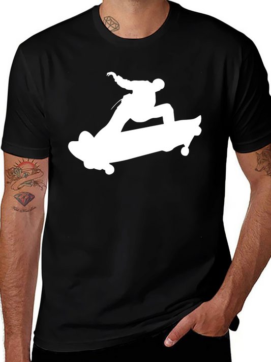 Skateboarder Graphic T-Shirt - Cool Casual Tee