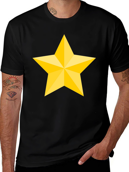 Star Graphic Tee - Mens Black T-Shirt