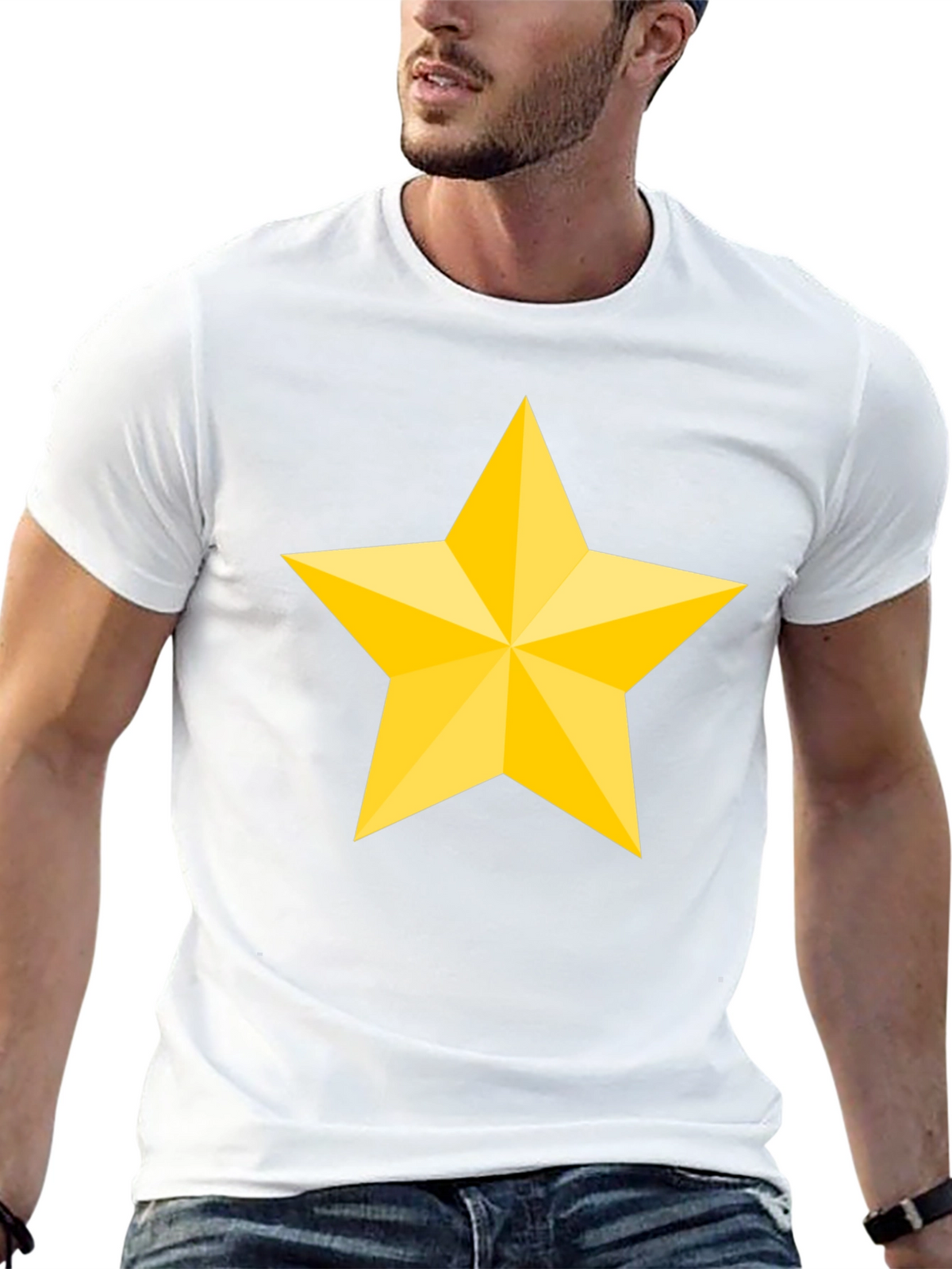 Star Graphic Tee - Mens Black T-Shirt