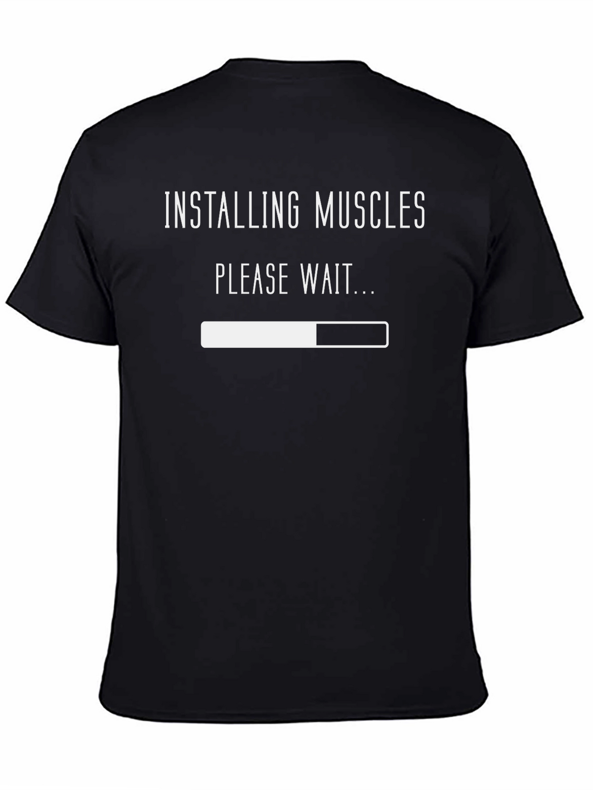 Installing Muscles T-Shirt - Funny Workout Tee