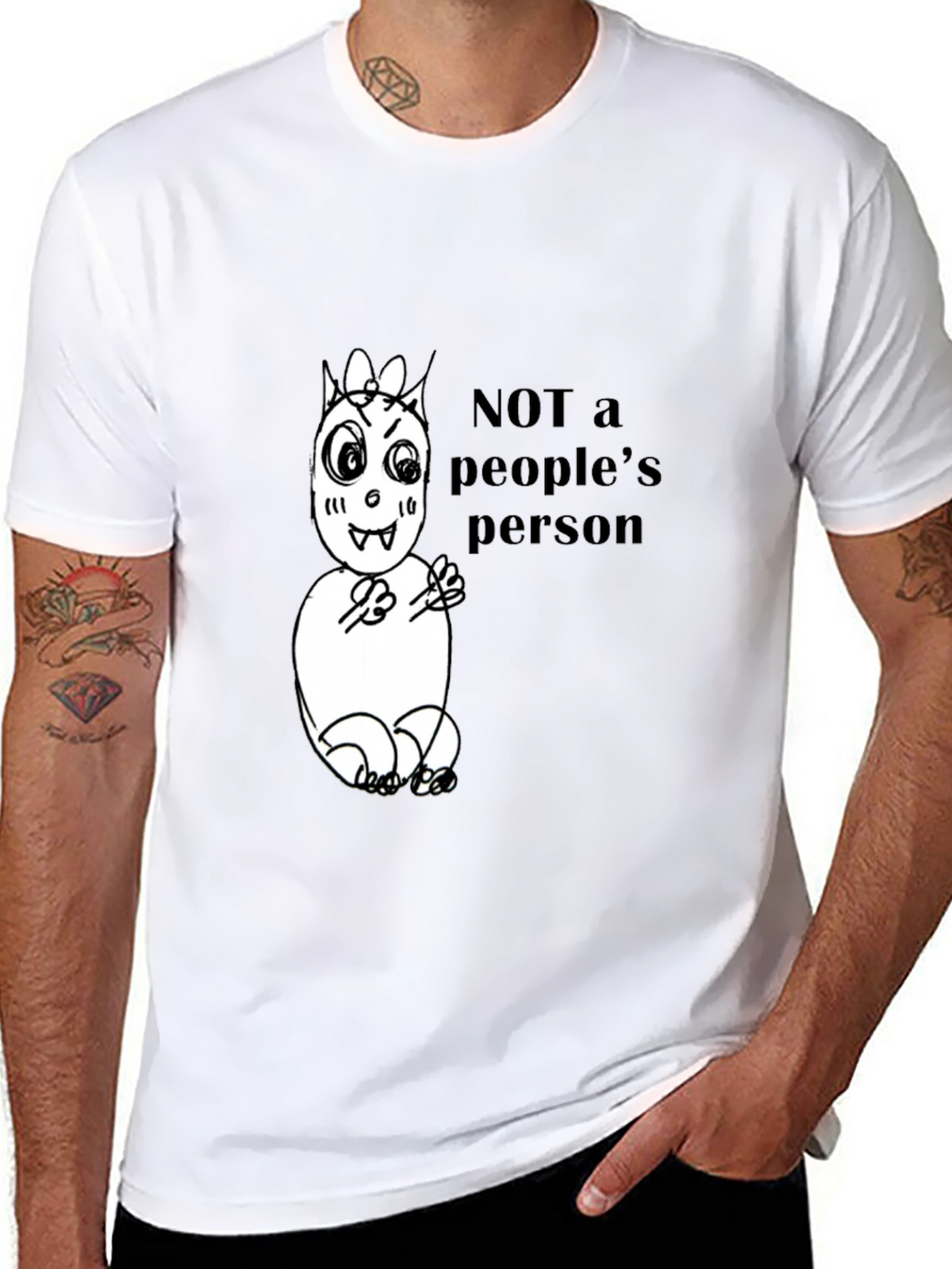 Not a Peoples Person Graphic Tee