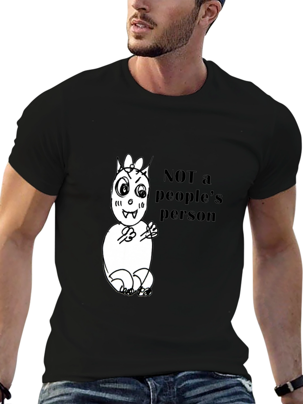 Not a Peoples Person Graphic Tee