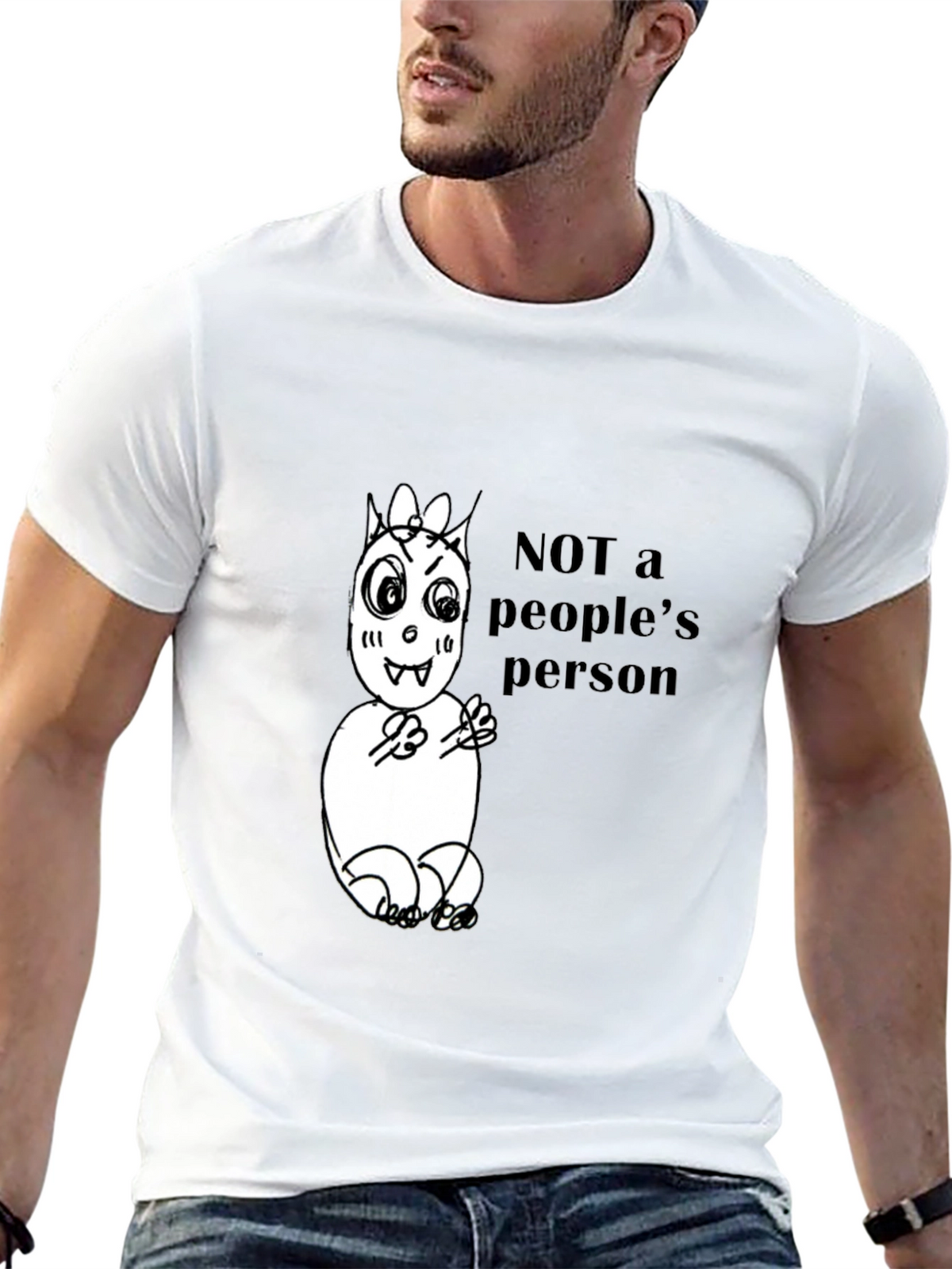 Not a Peoples Person Graphic Tee