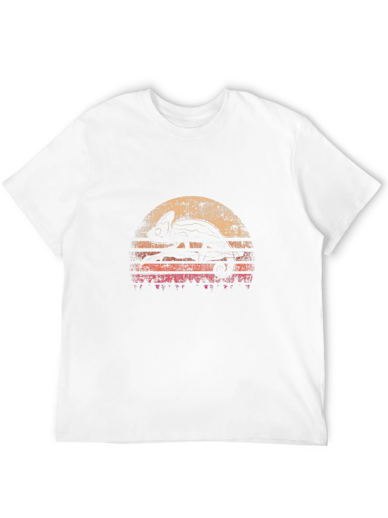 Retro Chameleon Graphic Tee