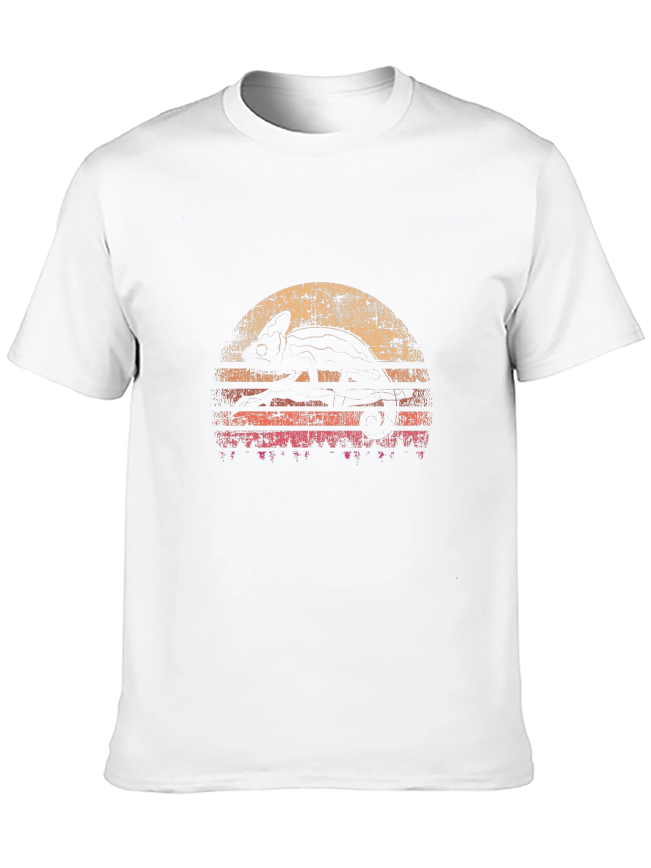 Retro Chameleon Graphic Tee