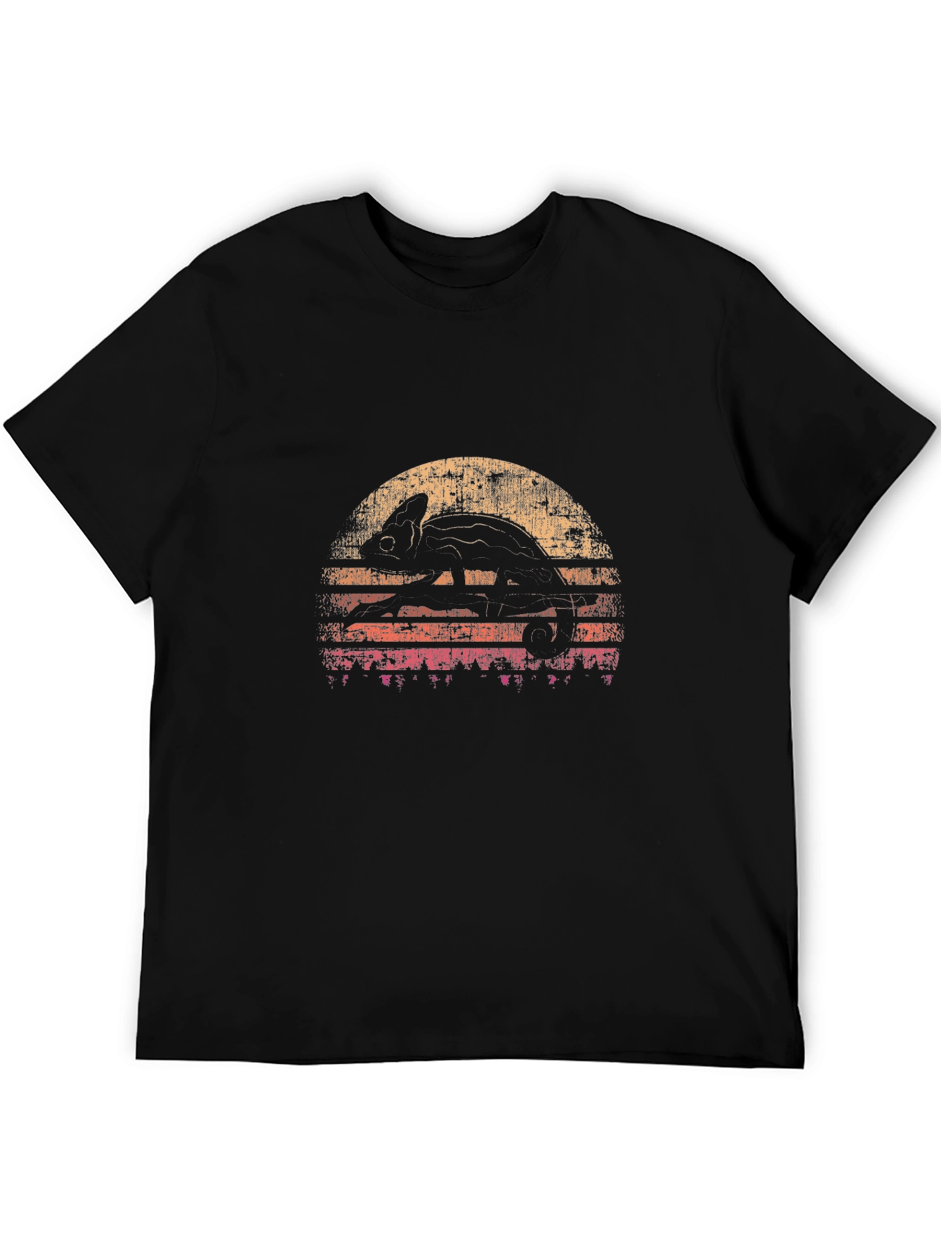 Retro Chameleon Graphic Tee