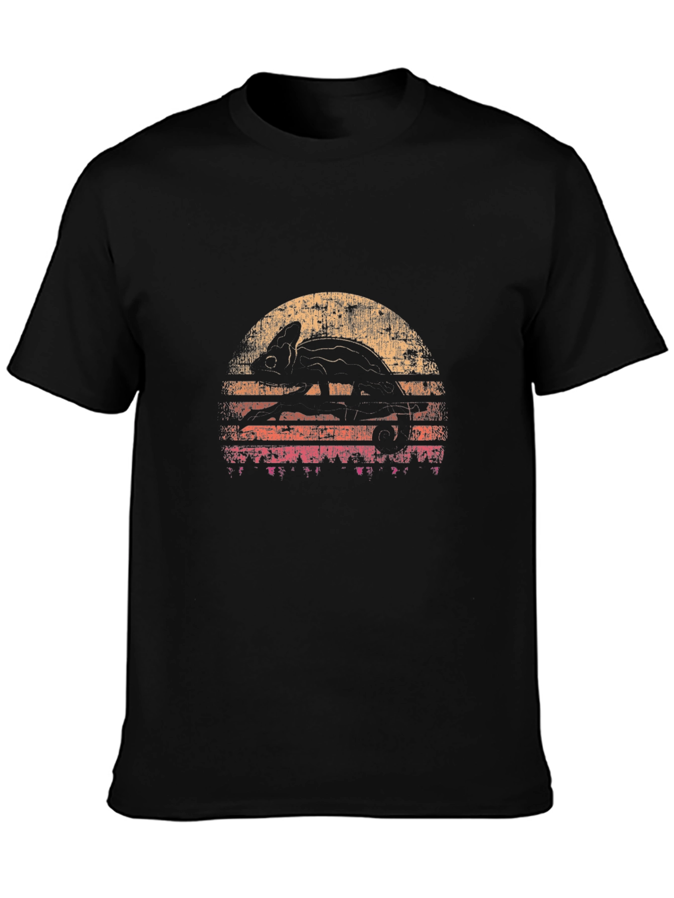 Retro Chameleon Graphic Tee