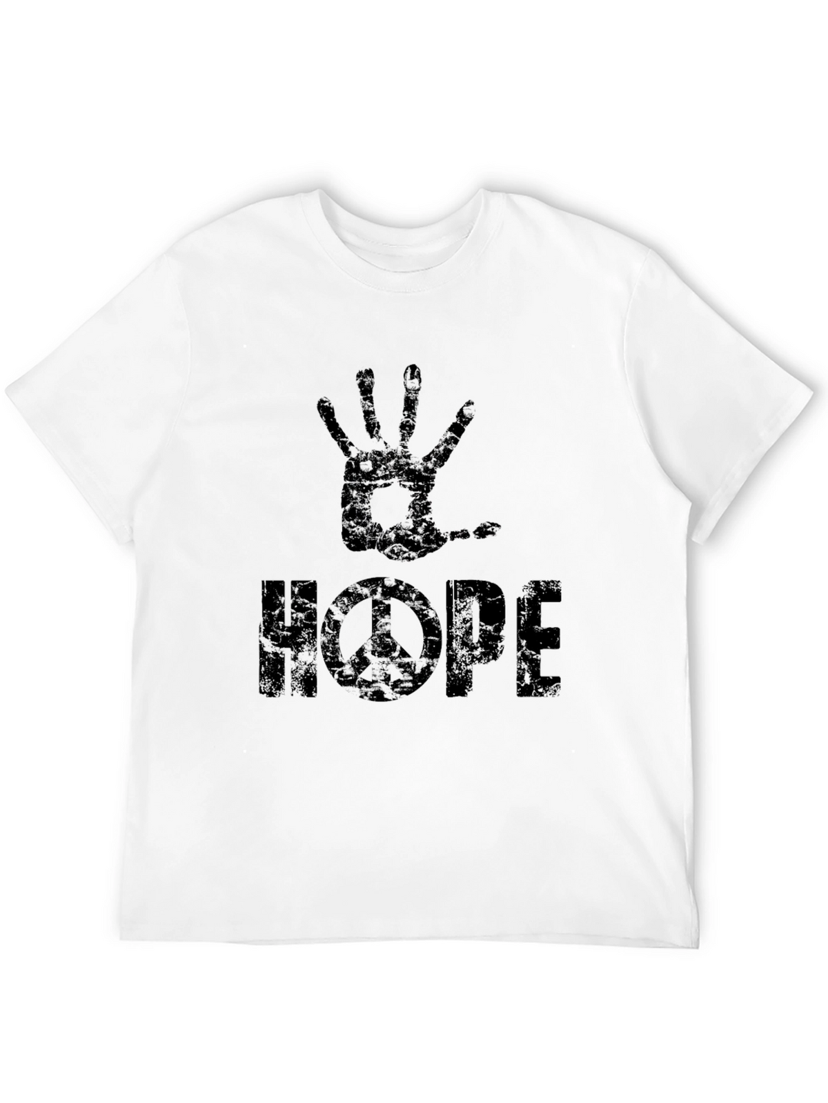 HOPE Peace Symbol Graphic T-Shirt